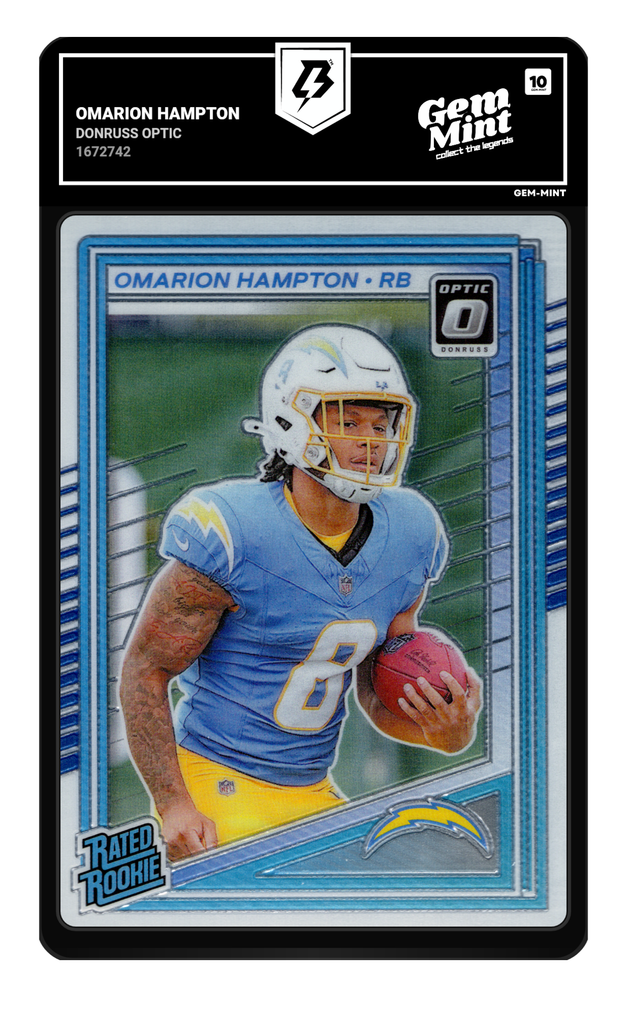 Omarion Hampton graded 10