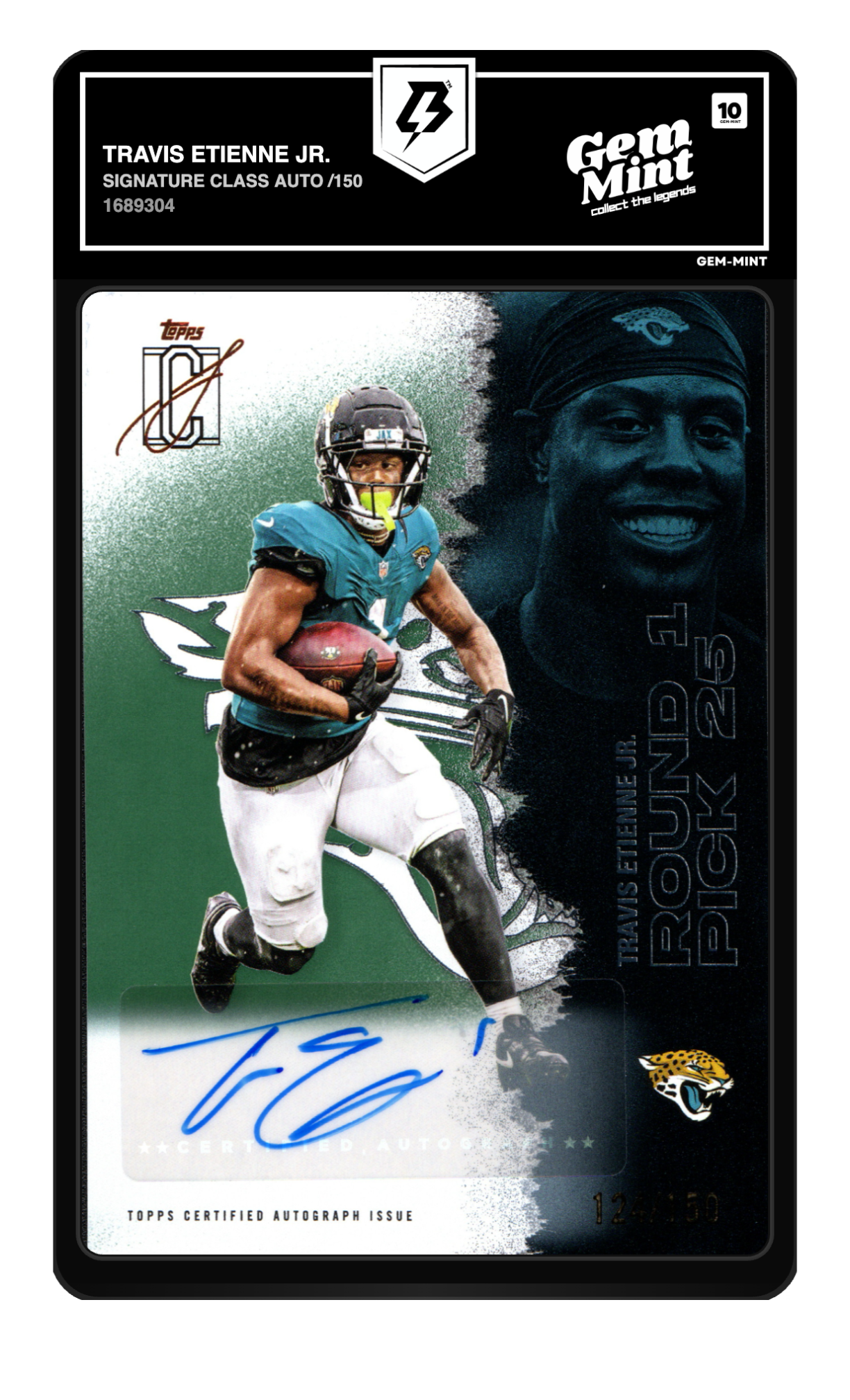 Travis Etienne Jr. graded 10