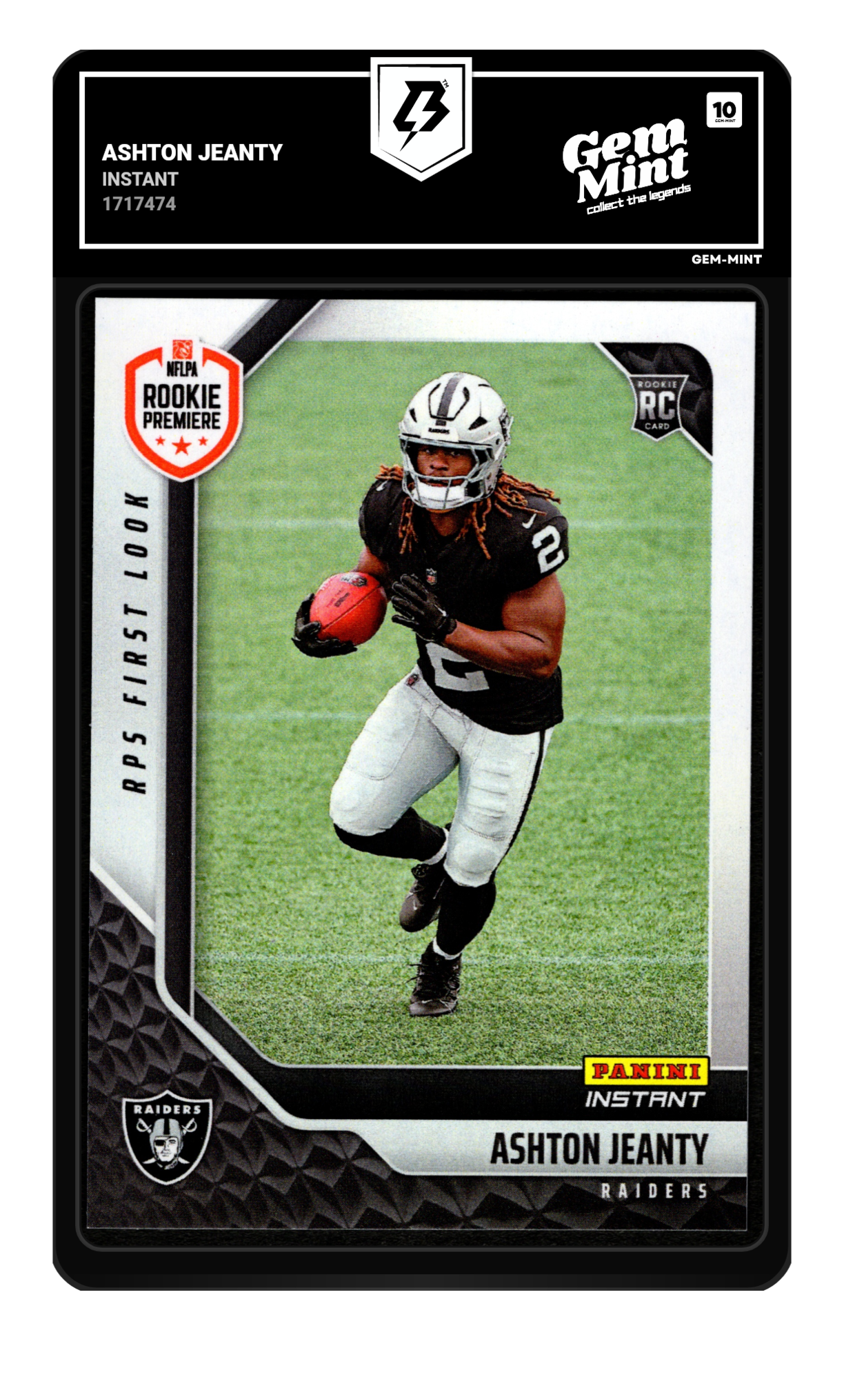 Ashton Jeanty graded 10