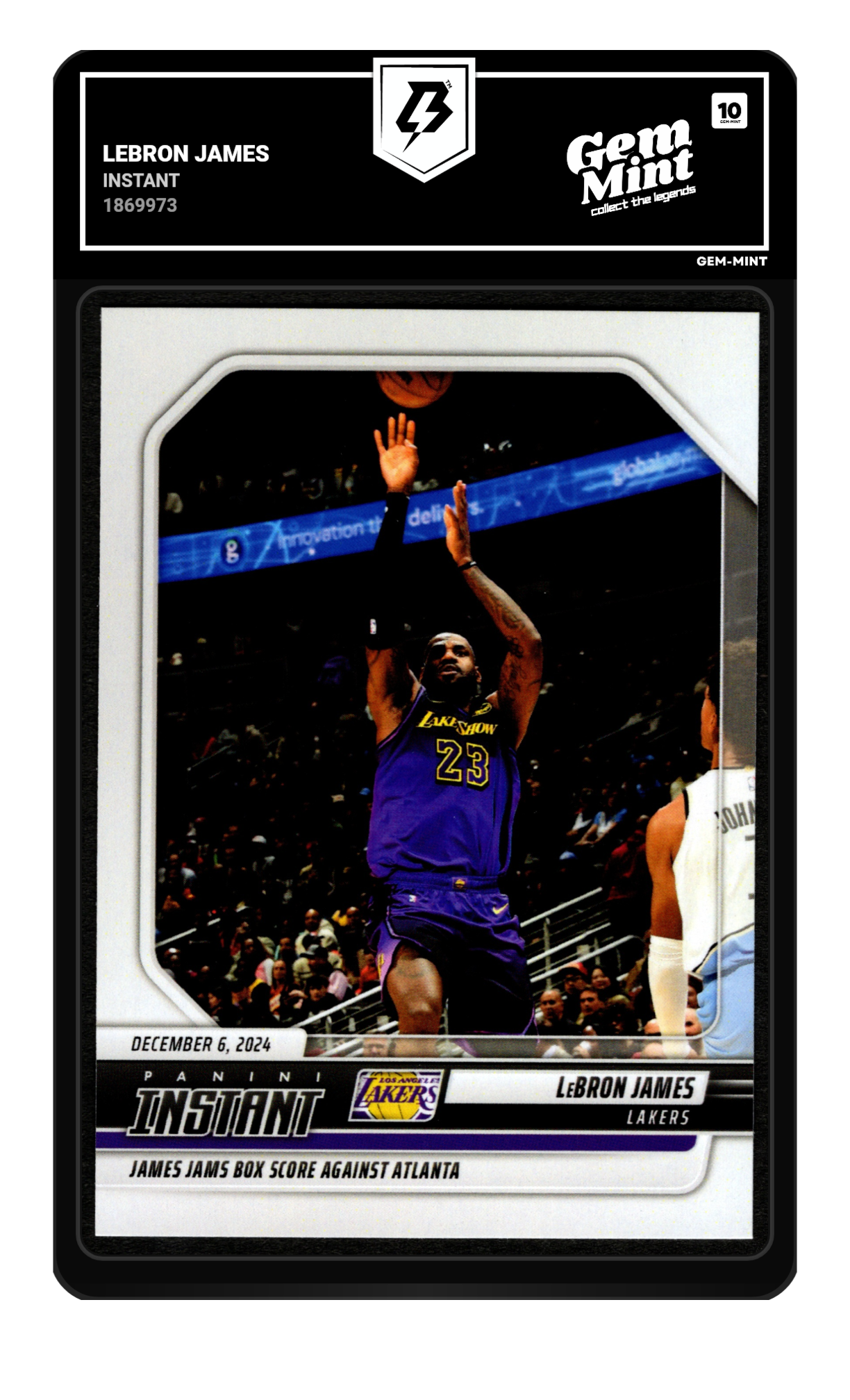 LeBron James graded 10