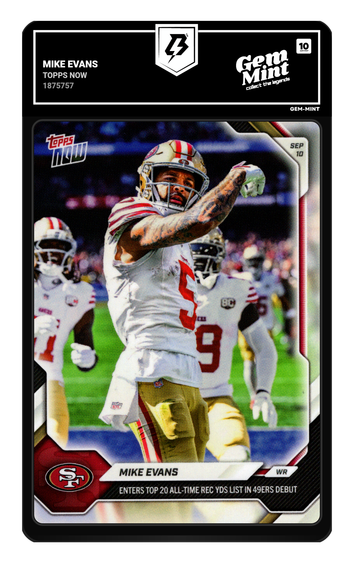 Mike Evans graded 10