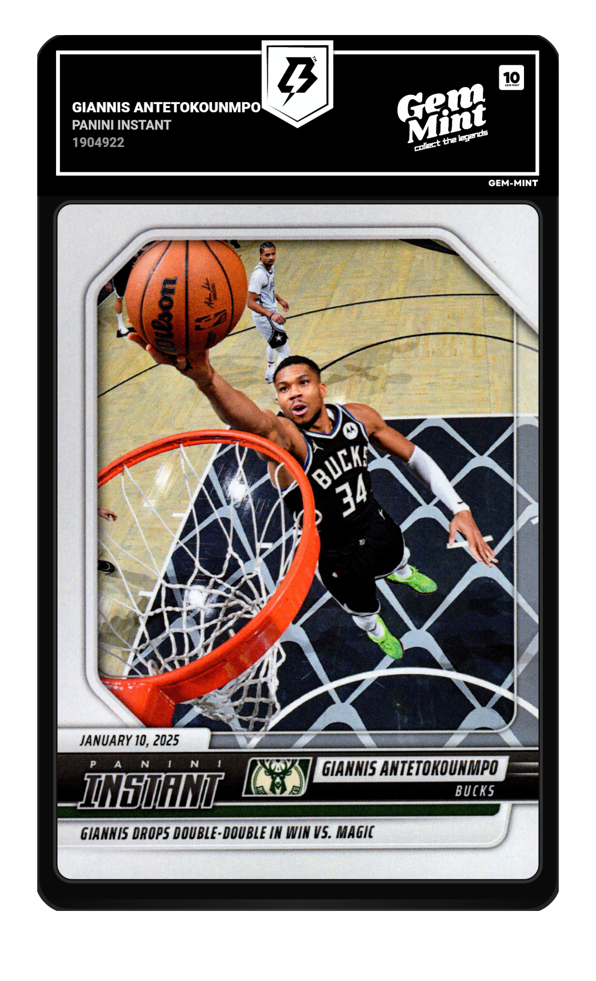 Giannis Antetokounmpo graded 10