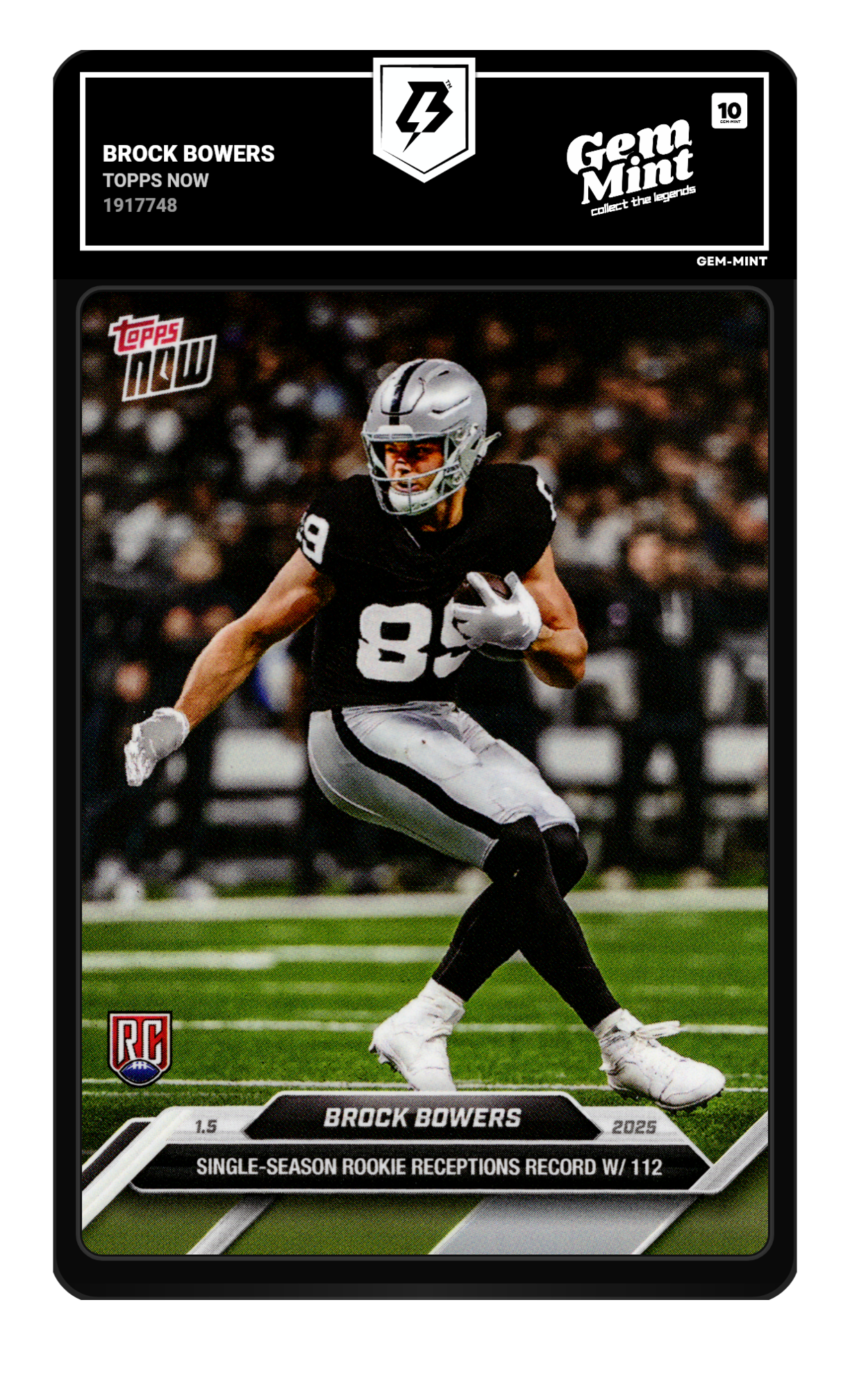 Brock Bowers graded 10