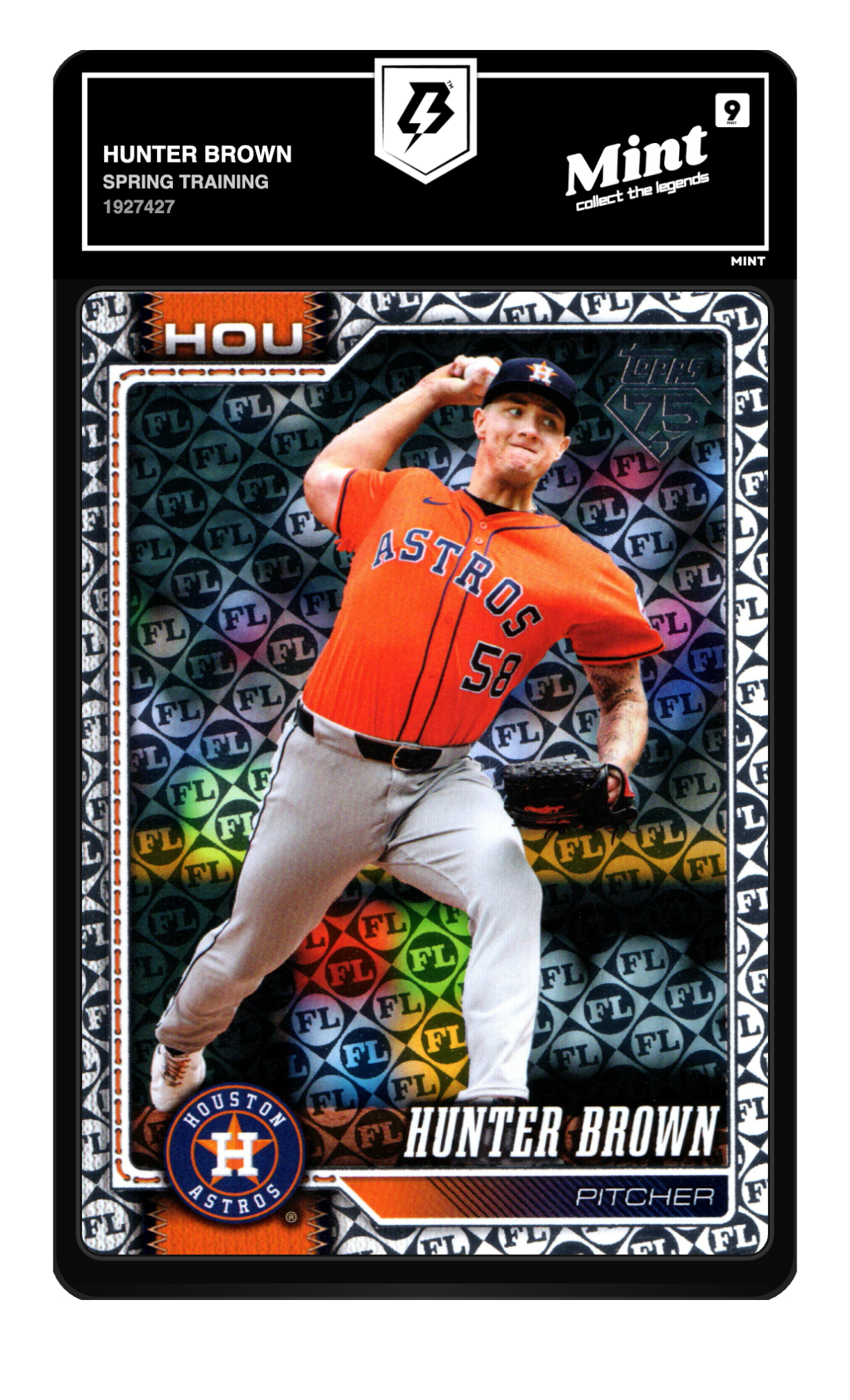 Hunter Brown graded 9