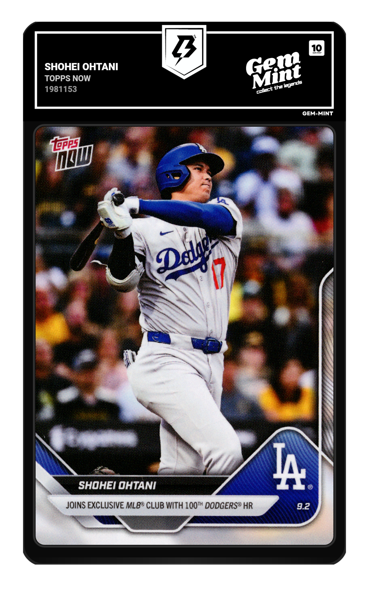 Shohei Ohtani graded 10