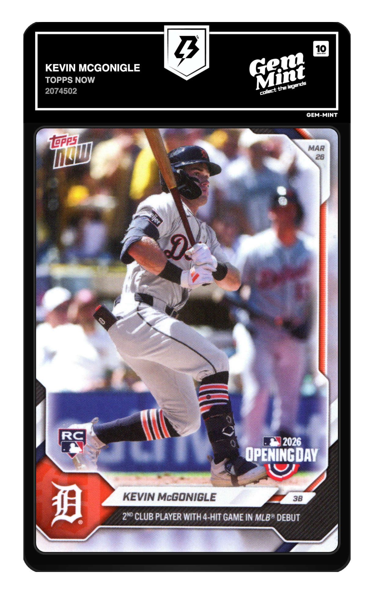 Kevin McGonigle graded 10