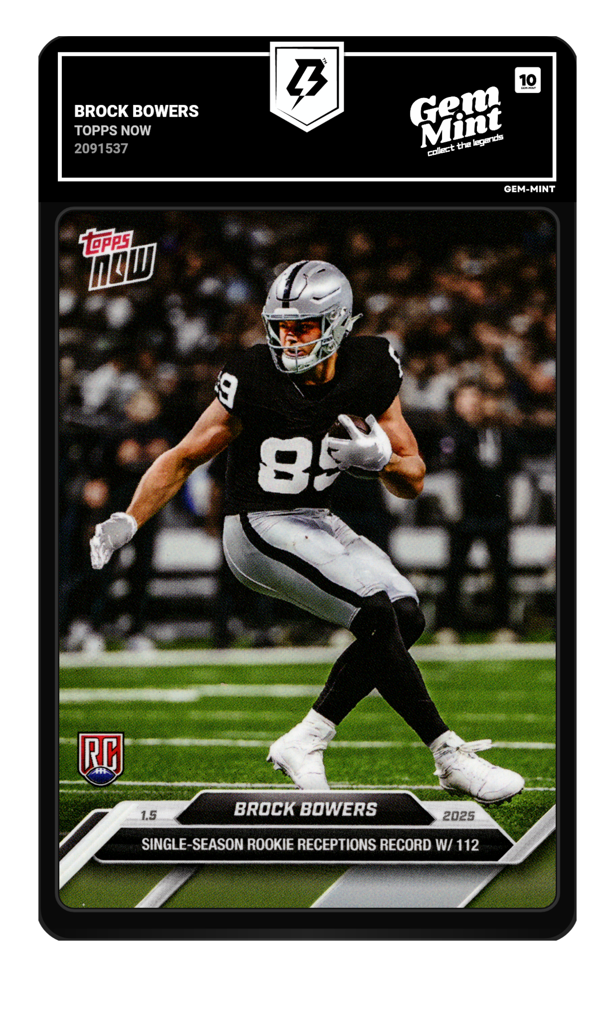 Brock Bowers graded 10