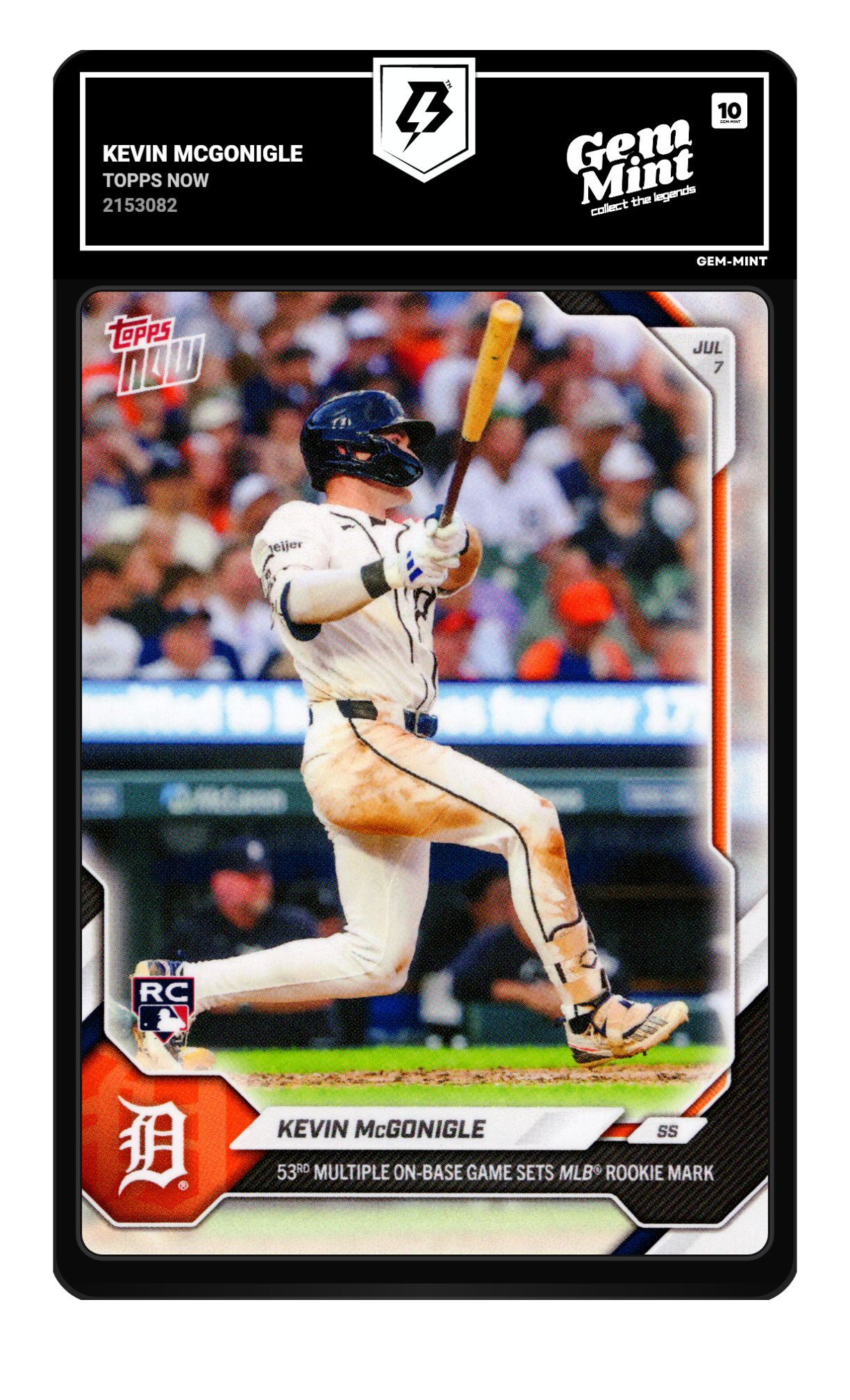 Kevin McGonigle graded 10