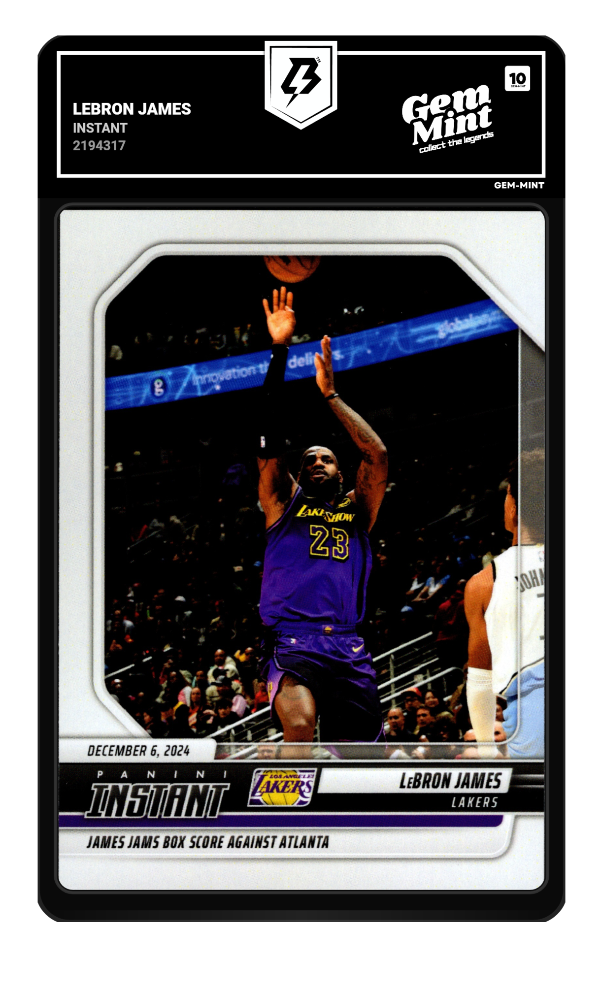 LeBron James graded 10