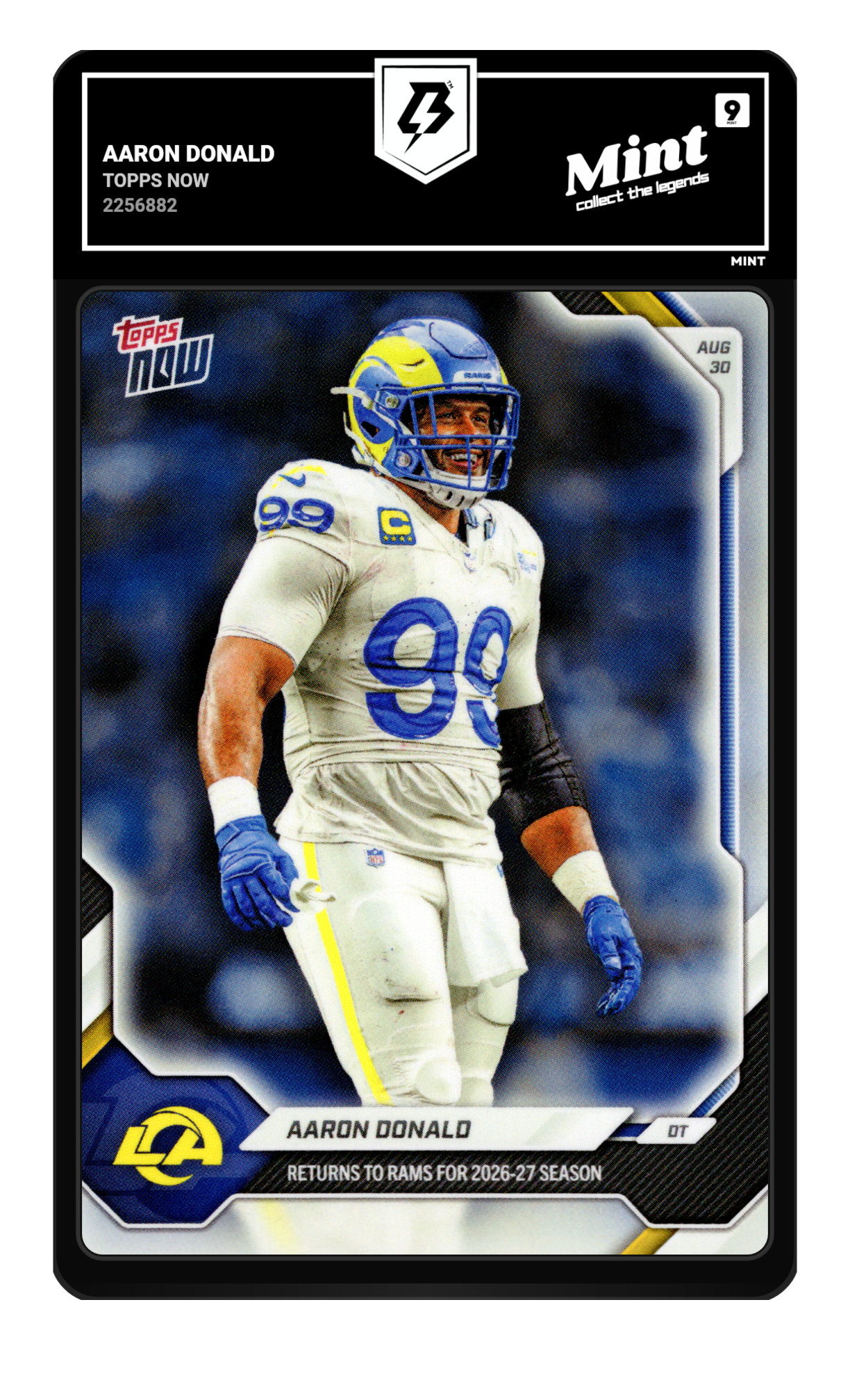 Aaron Donald graded 9