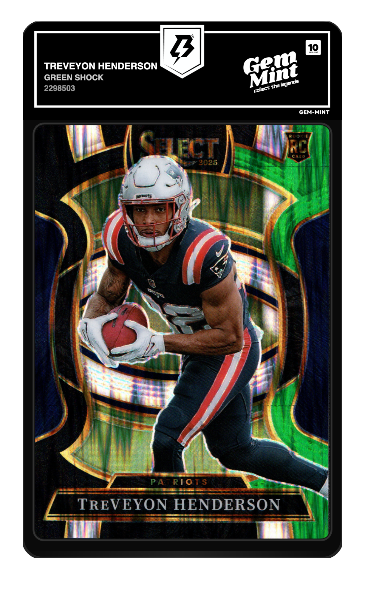 Treveyon Henderson graded 10