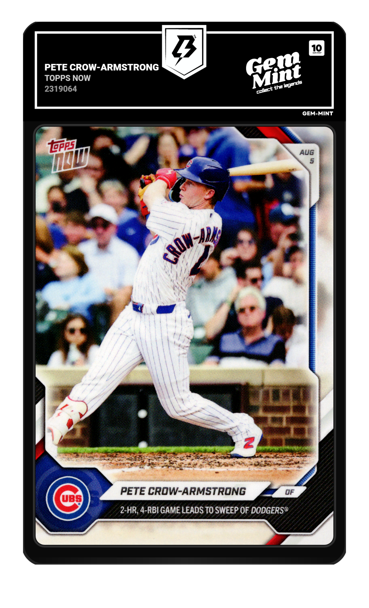 Pete Crow-Armstrong graded 10