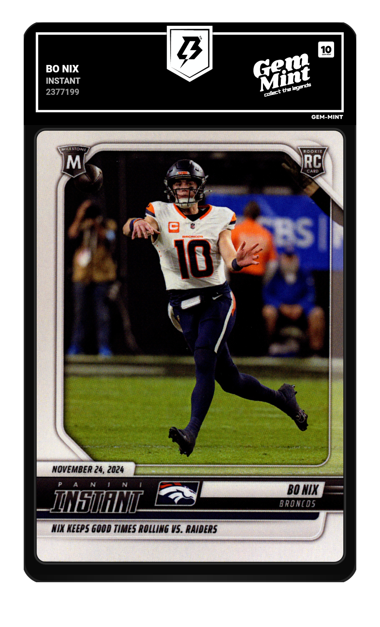 Bo Nix graded 10