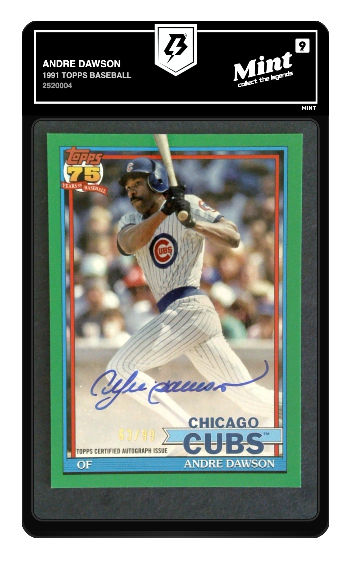 Andre Dawson graded 9