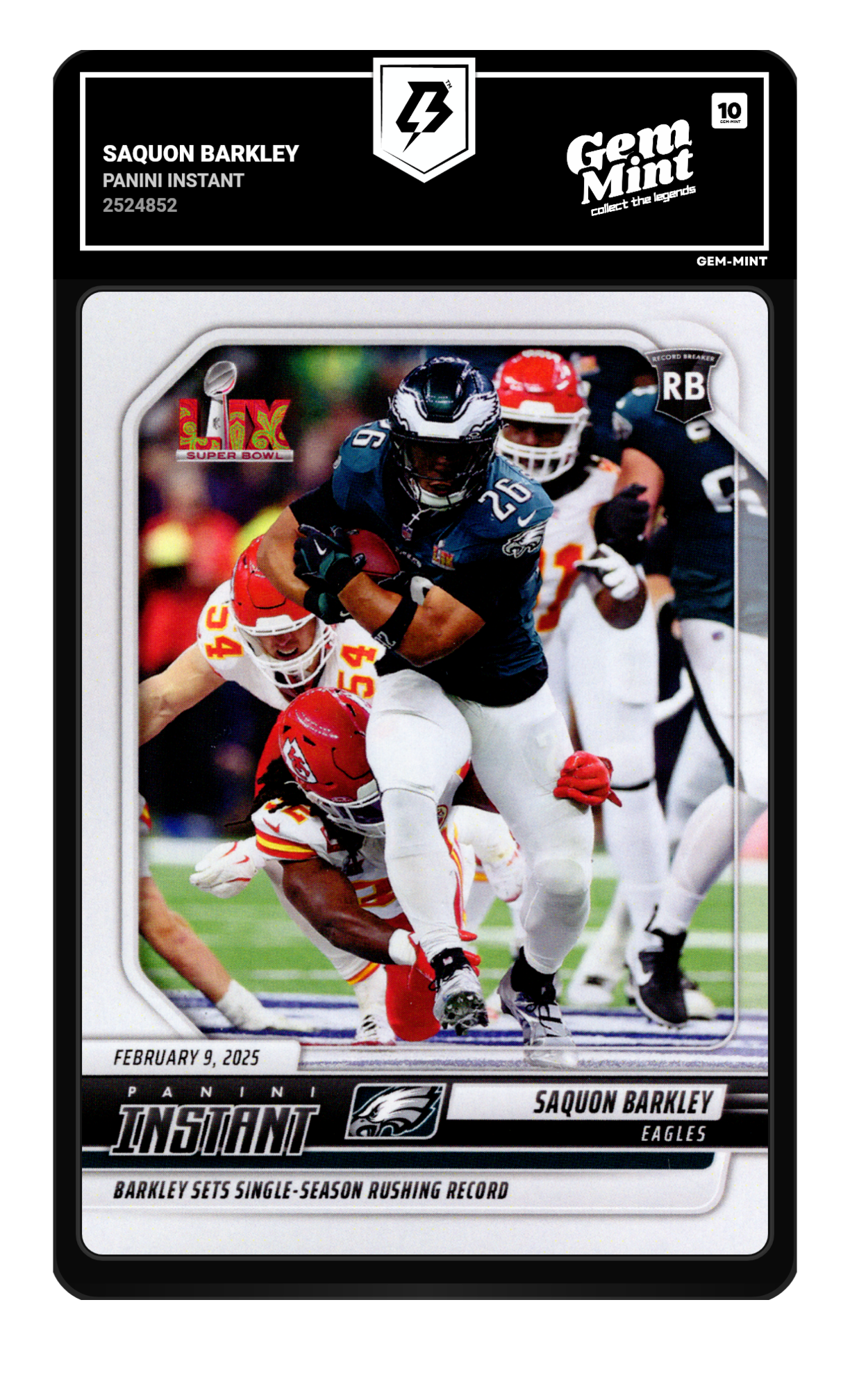 Saquon Barkley graded 10