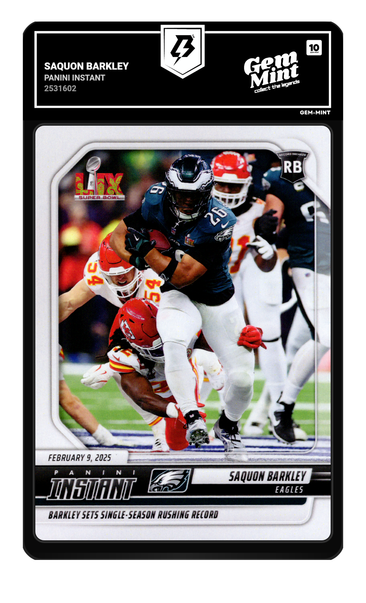 Saquon Barkley graded 10