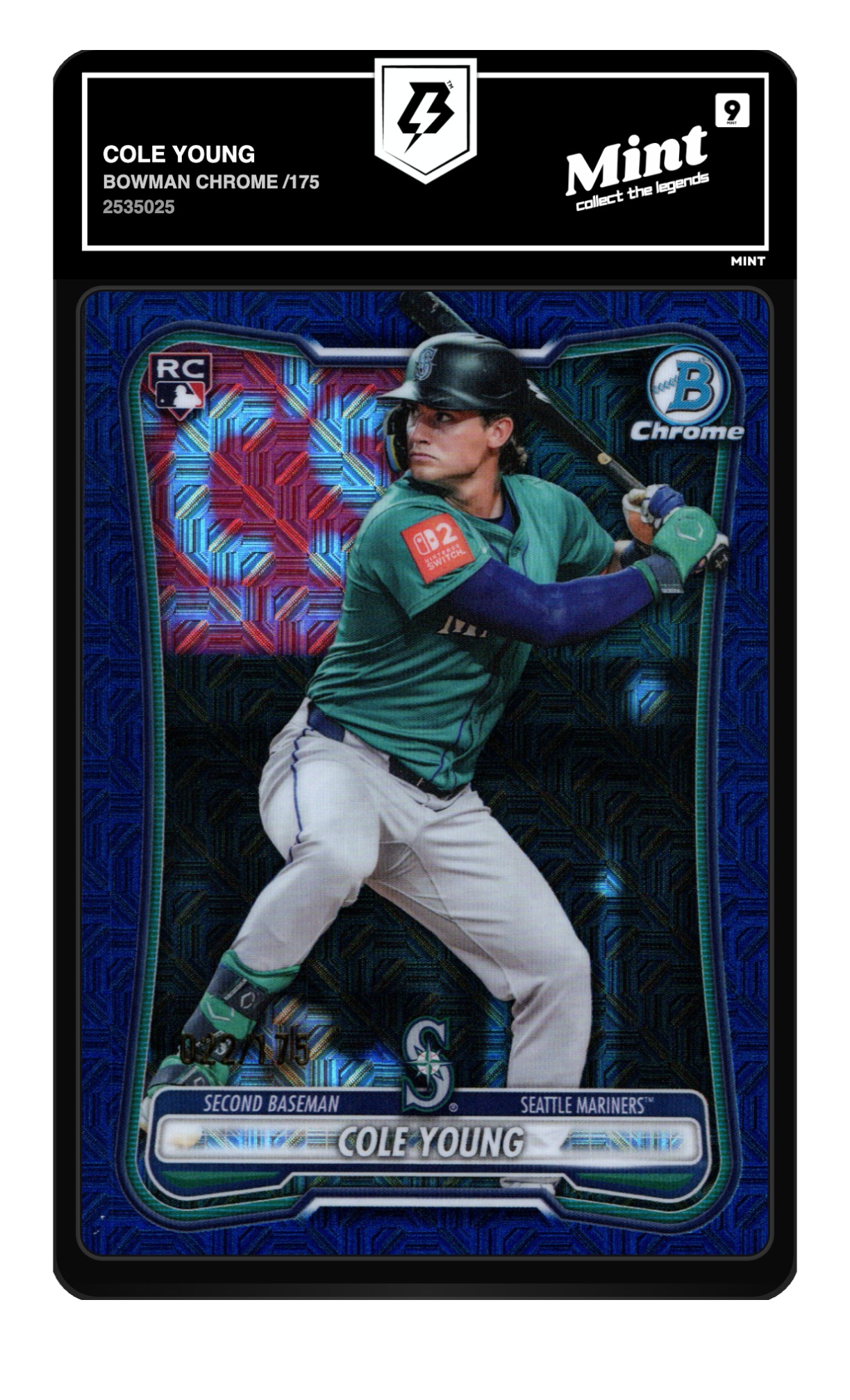 Cole Young graded 9