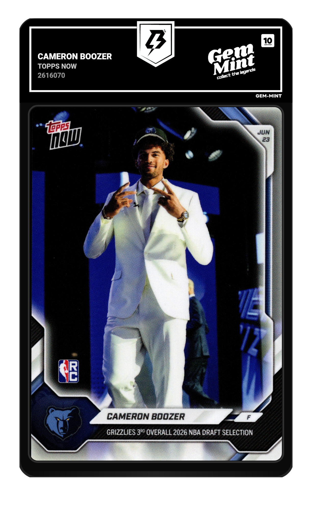 Cameron Boozer graded 10