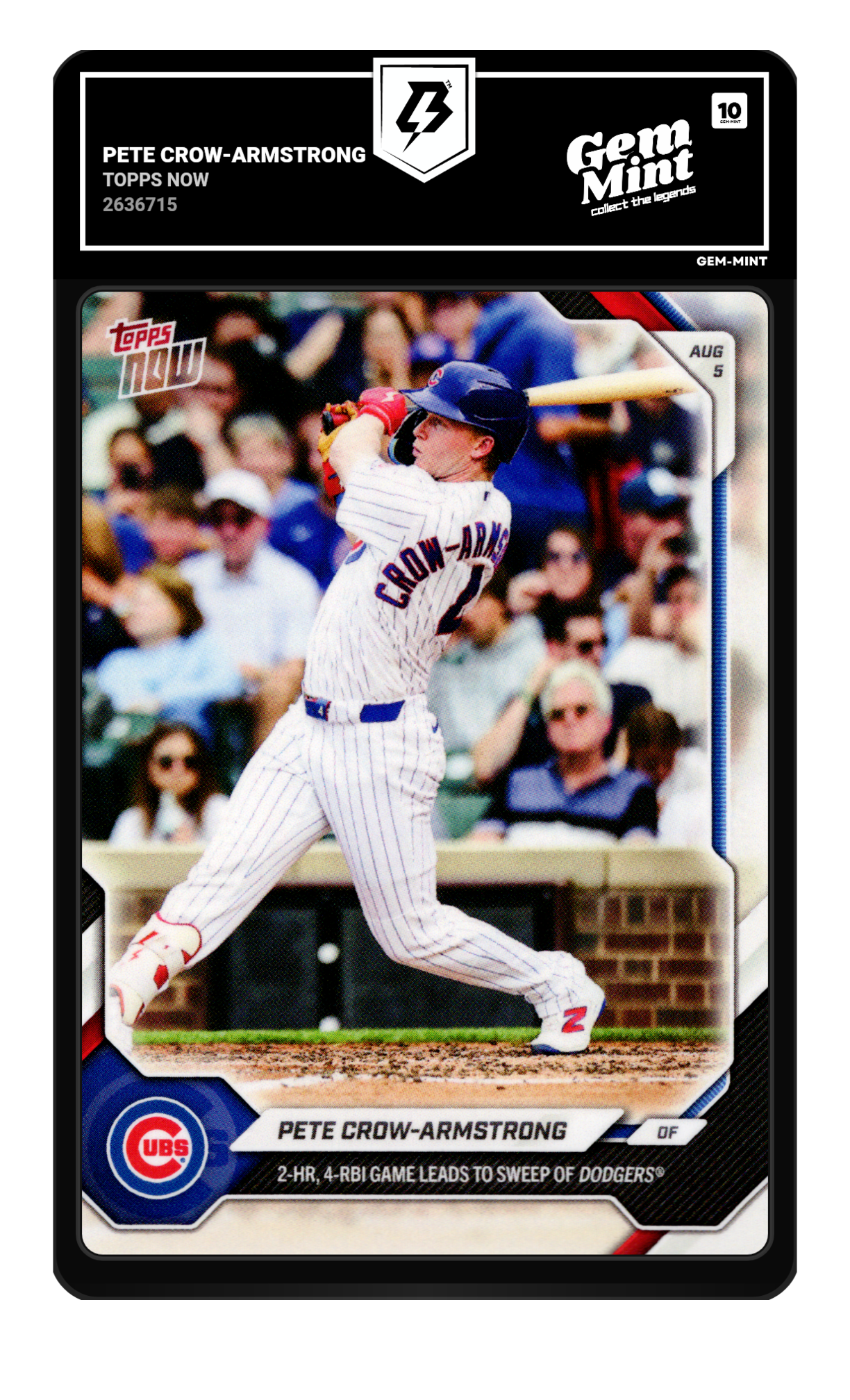 Pete Crow-Armstrong graded 10