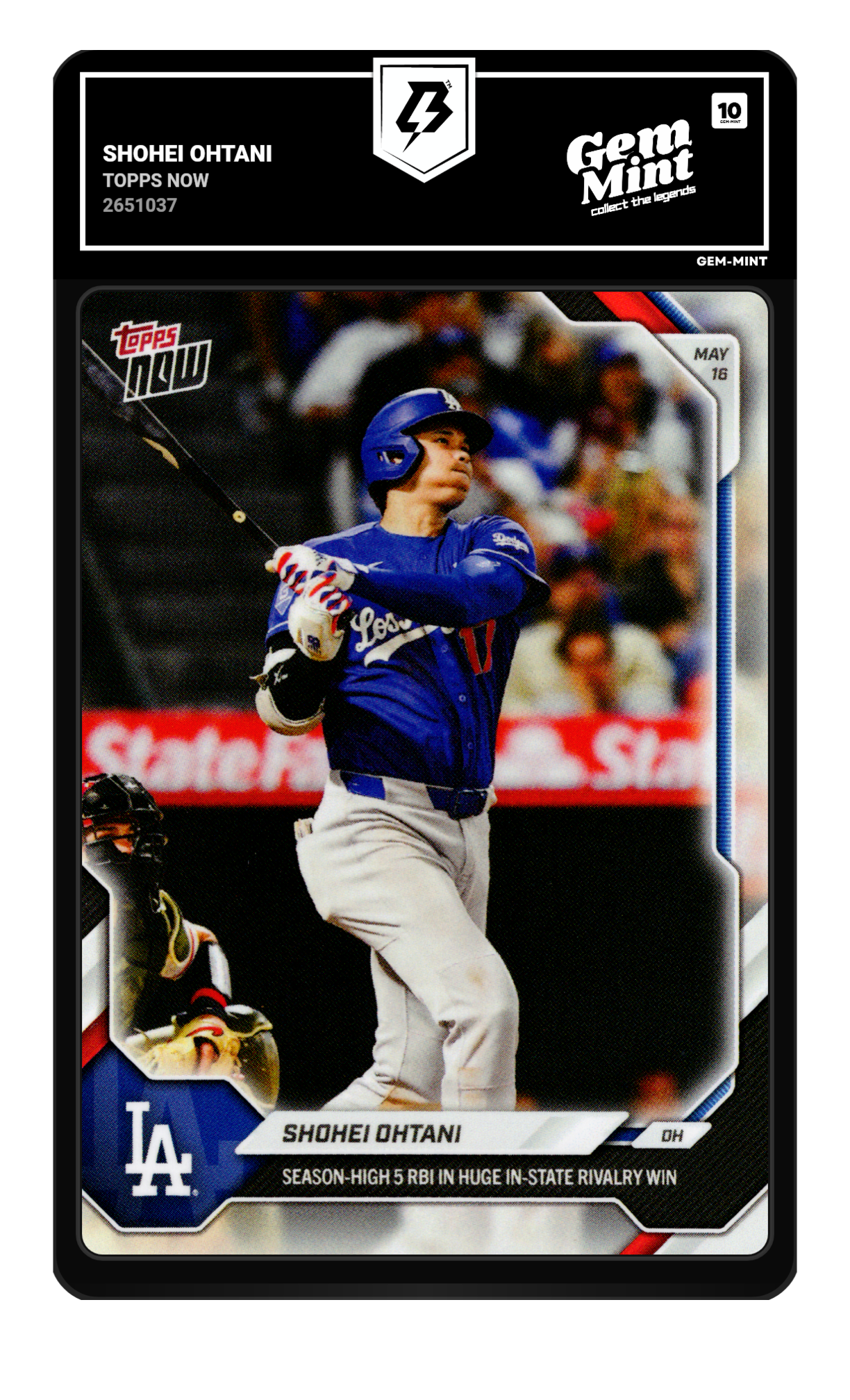Shohei Ohtani graded 10