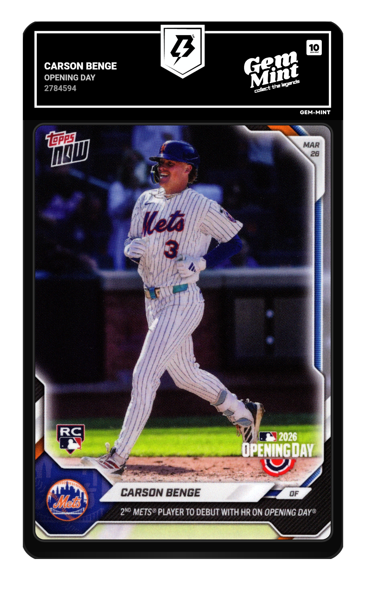 Carson Benge graded 10