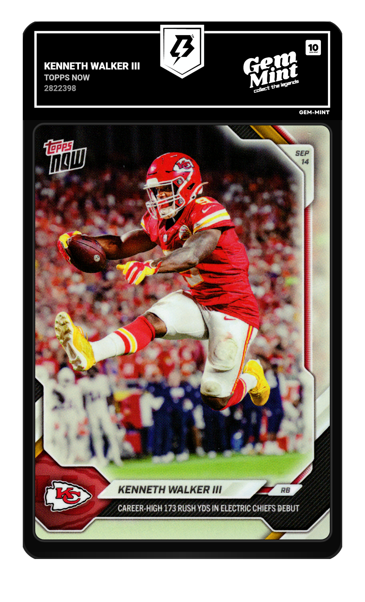 Kenneth Walker III graded 10