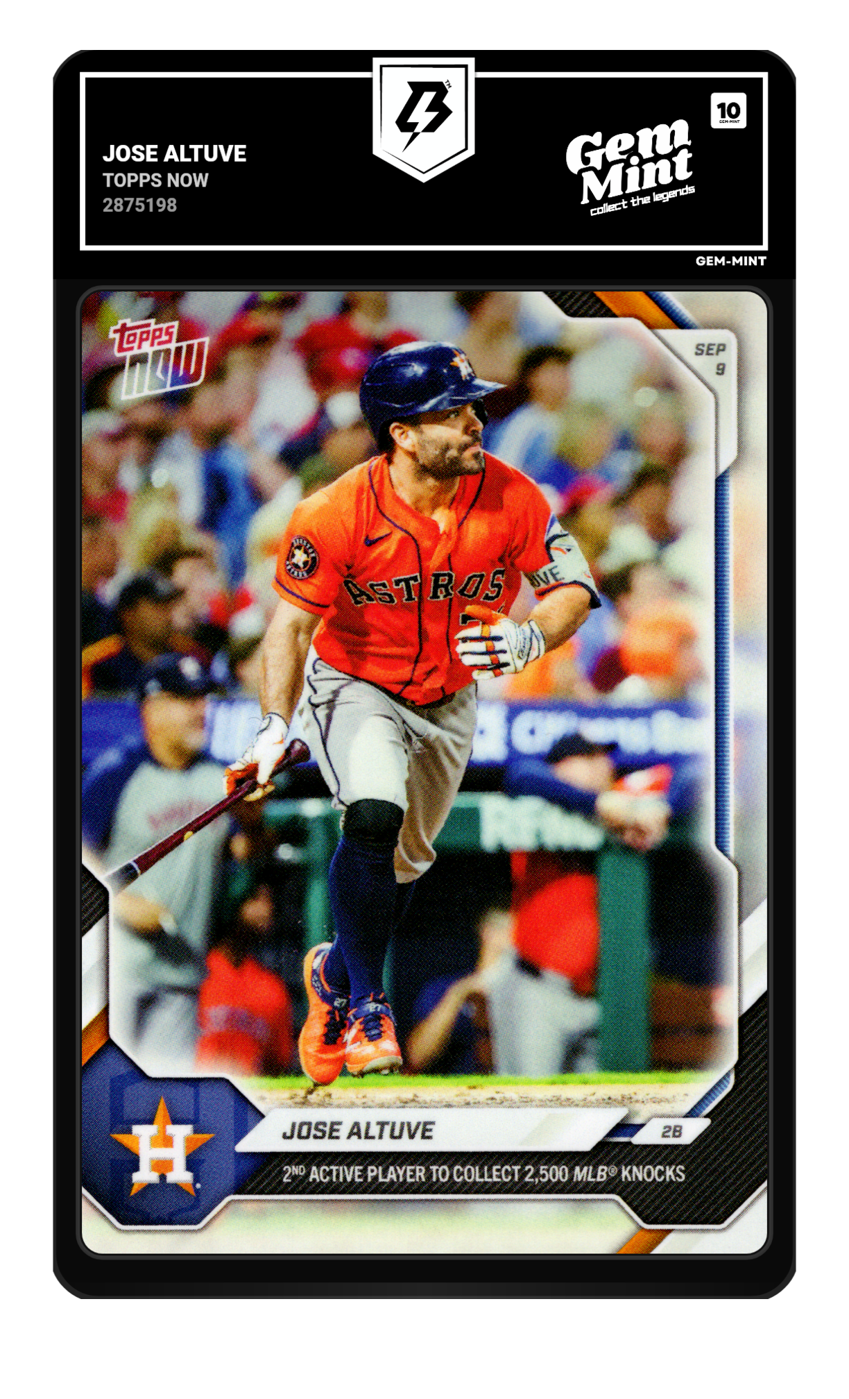 Jose Altuve graded 10