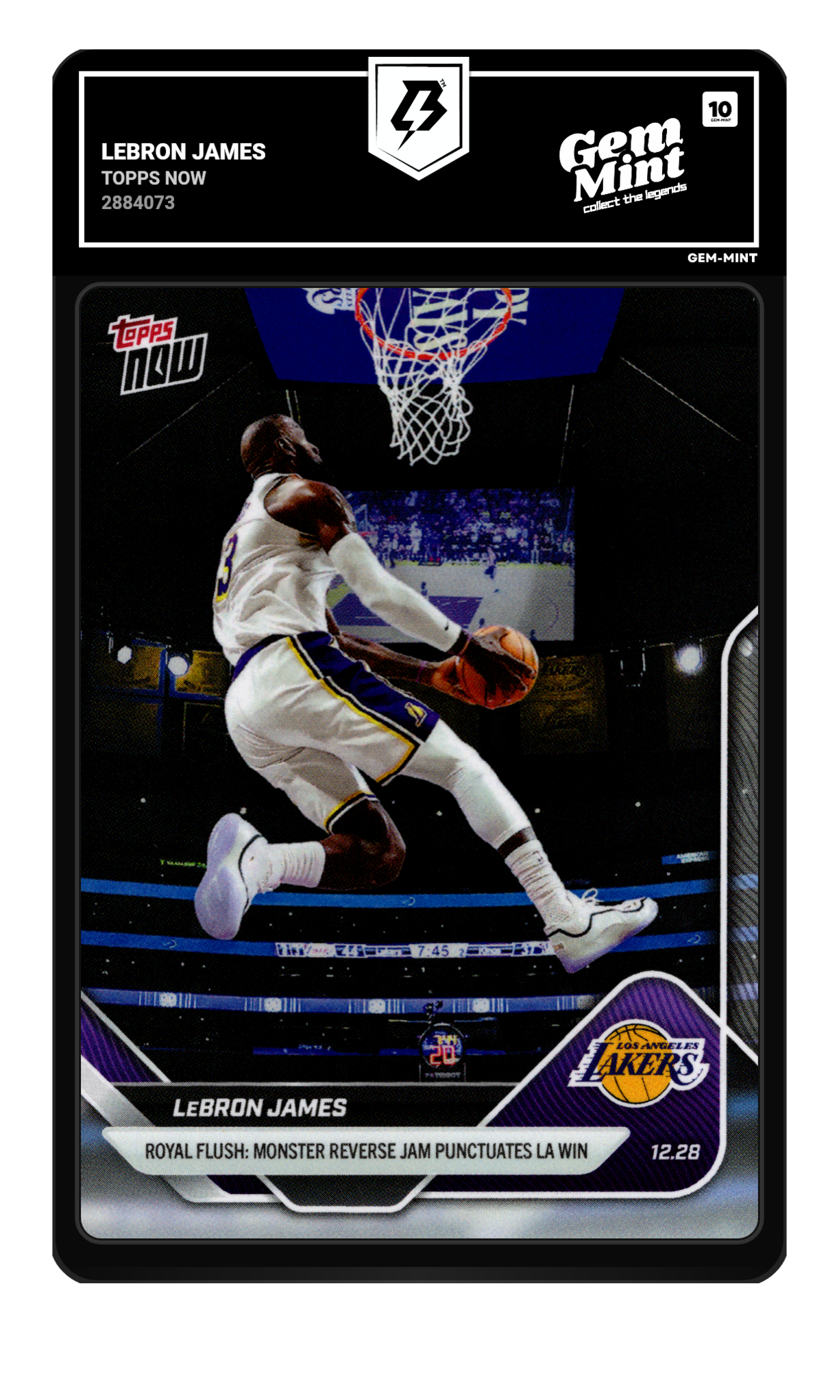 LeBron James graded 10