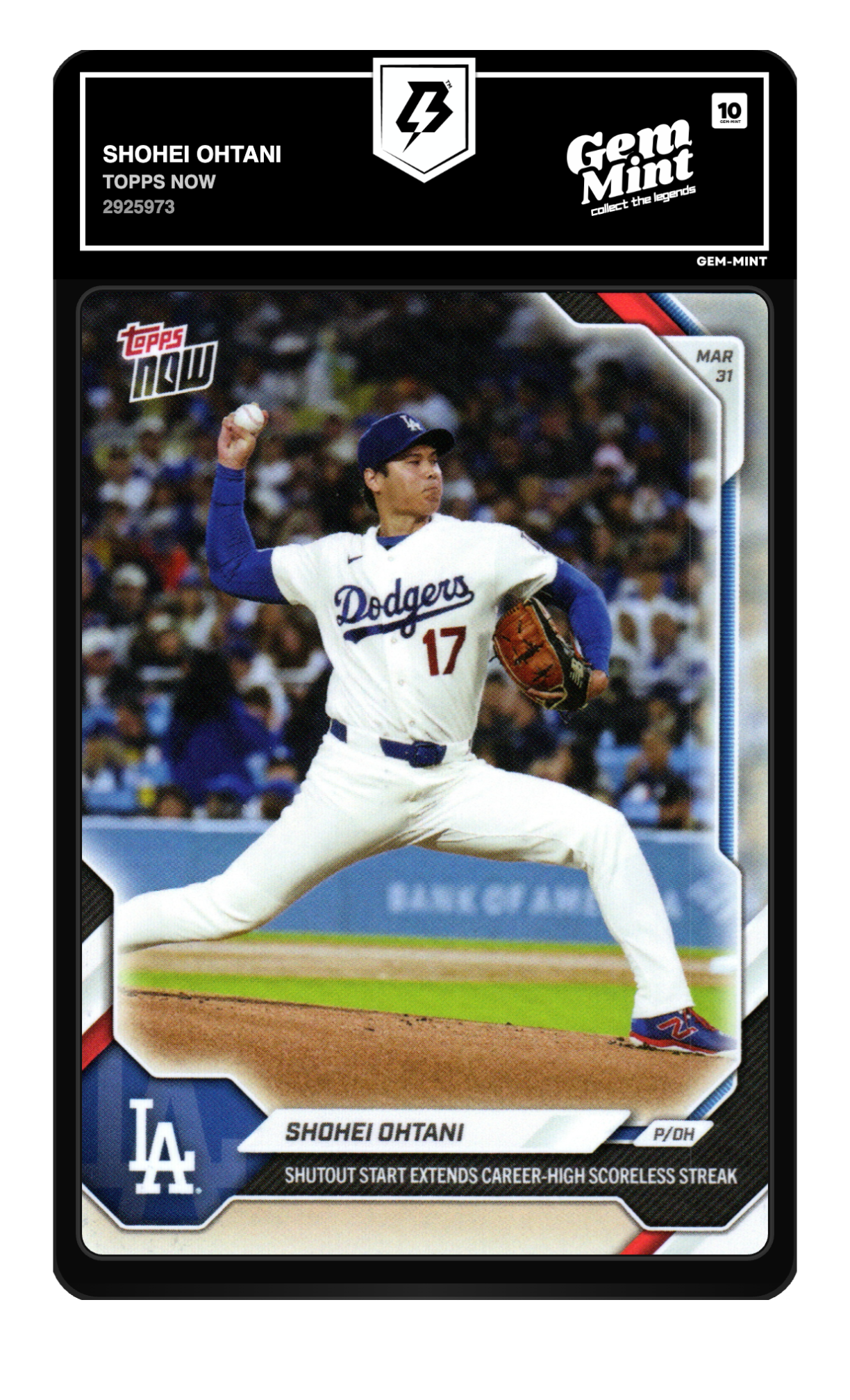 Shohei Ohtani graded 10