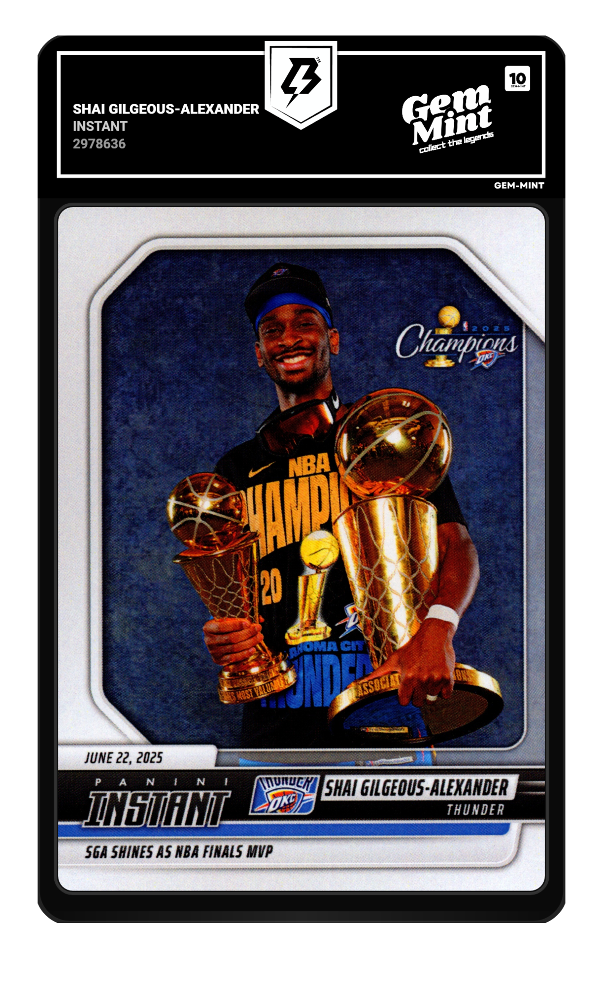 Shai Gilgeous-Alexander graded 10