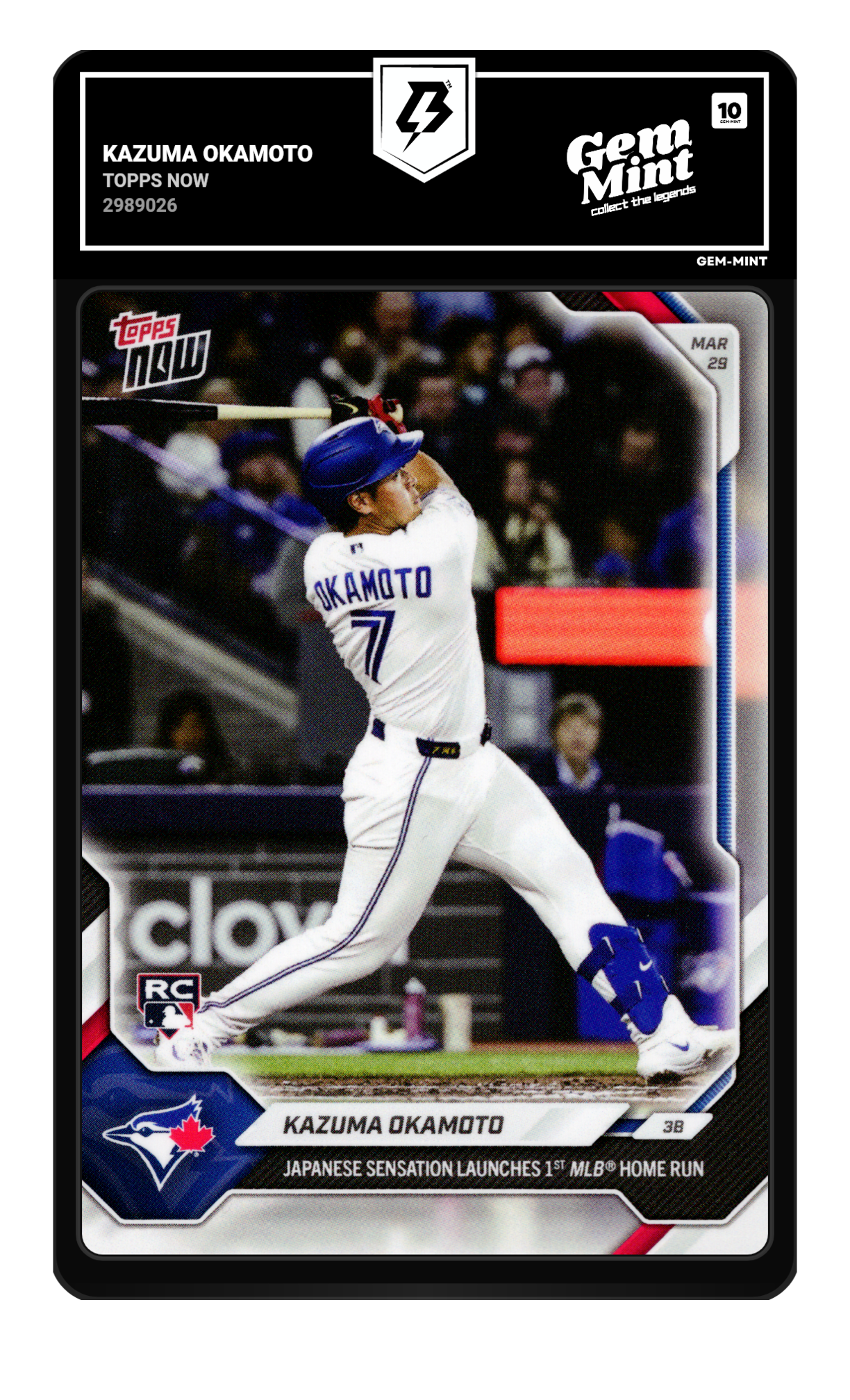 Kazuma Okamoto graded 10
