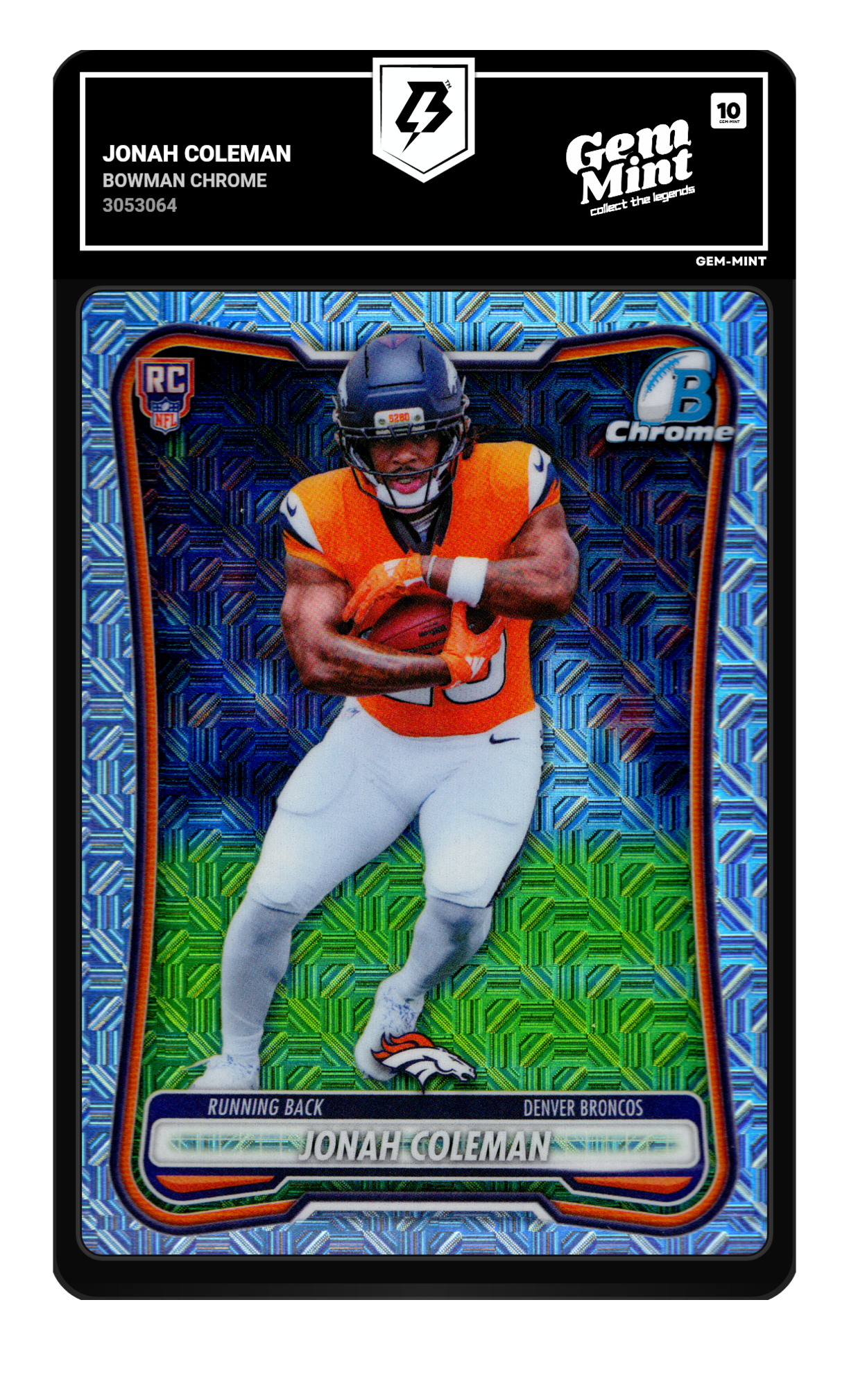 Jonah Coleman graded 10