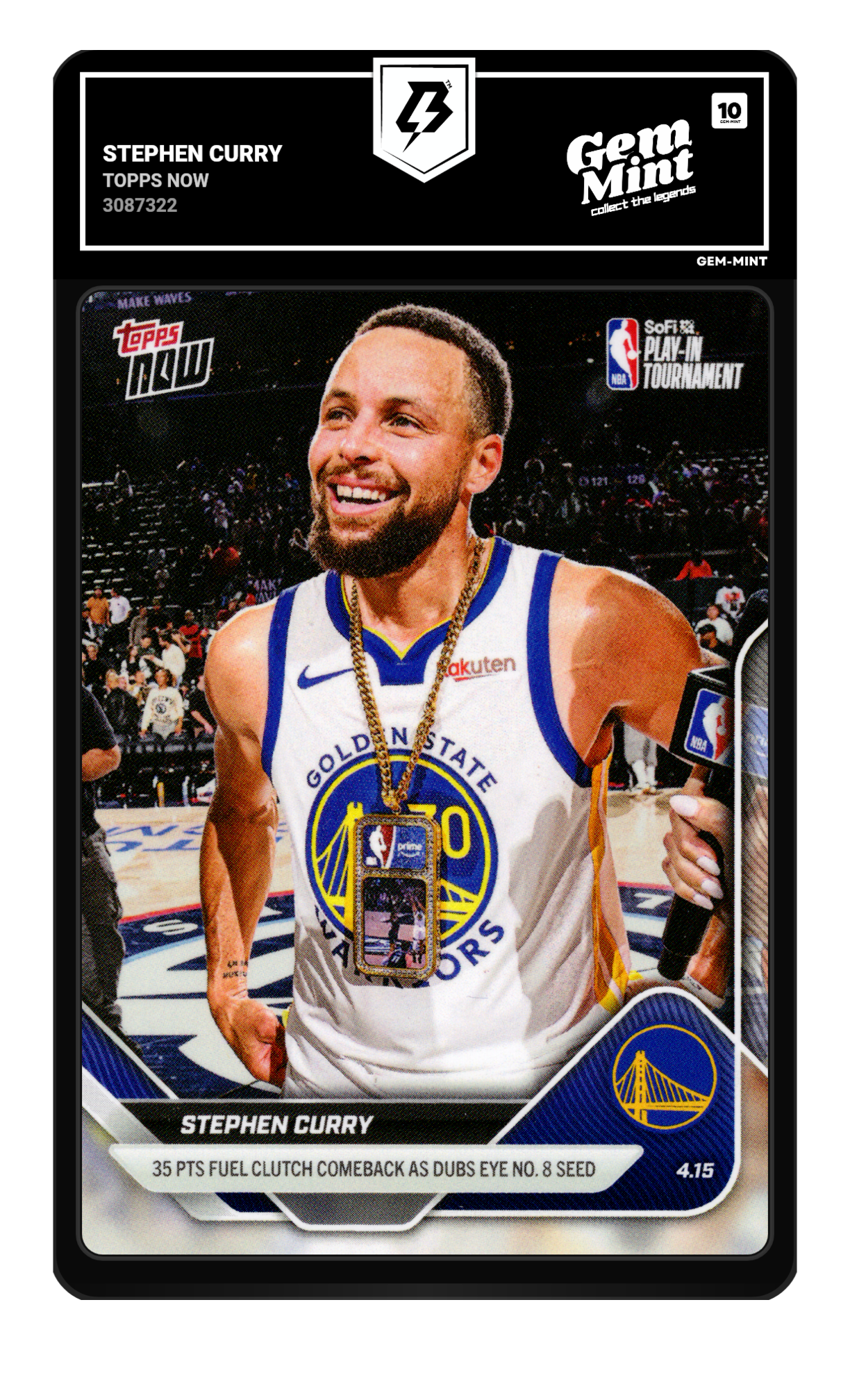 Stephen Curry graded 10