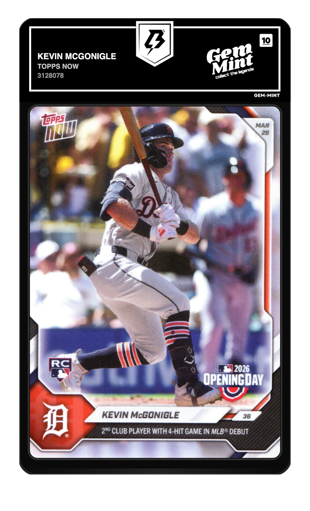 Kevin McGonigle graded 10