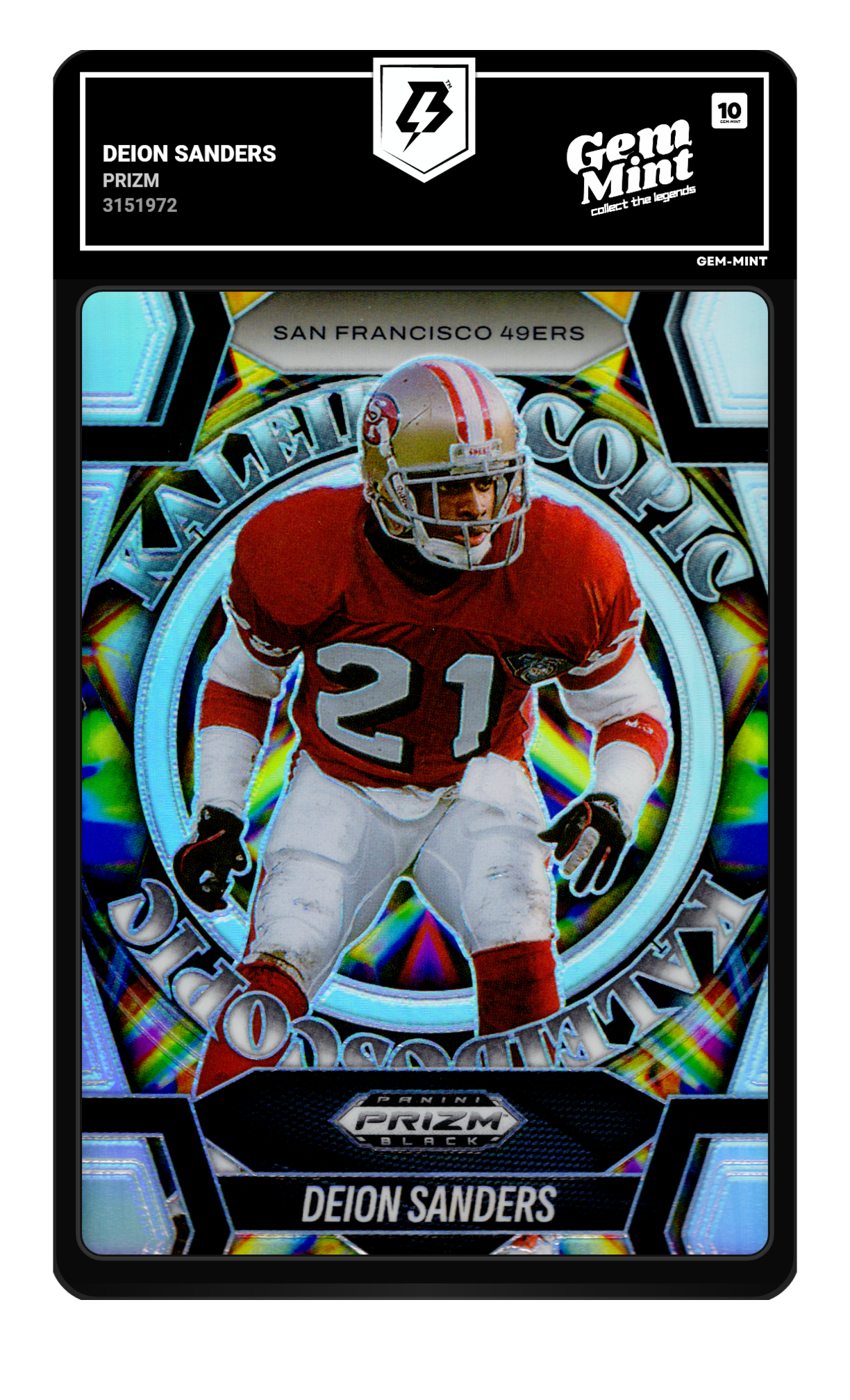 Deion Sanders graded 10