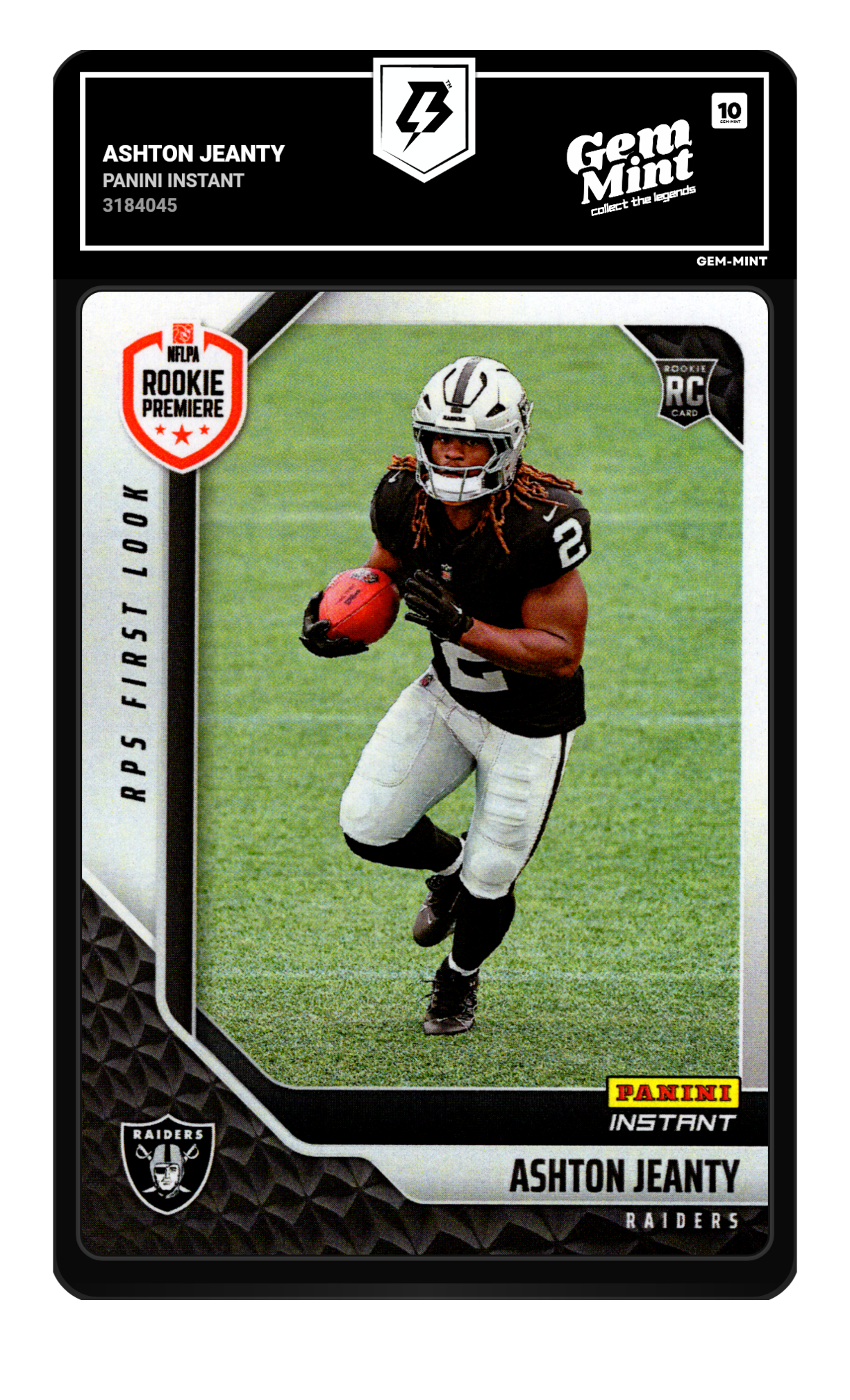 Ashton Jeanty graded 10