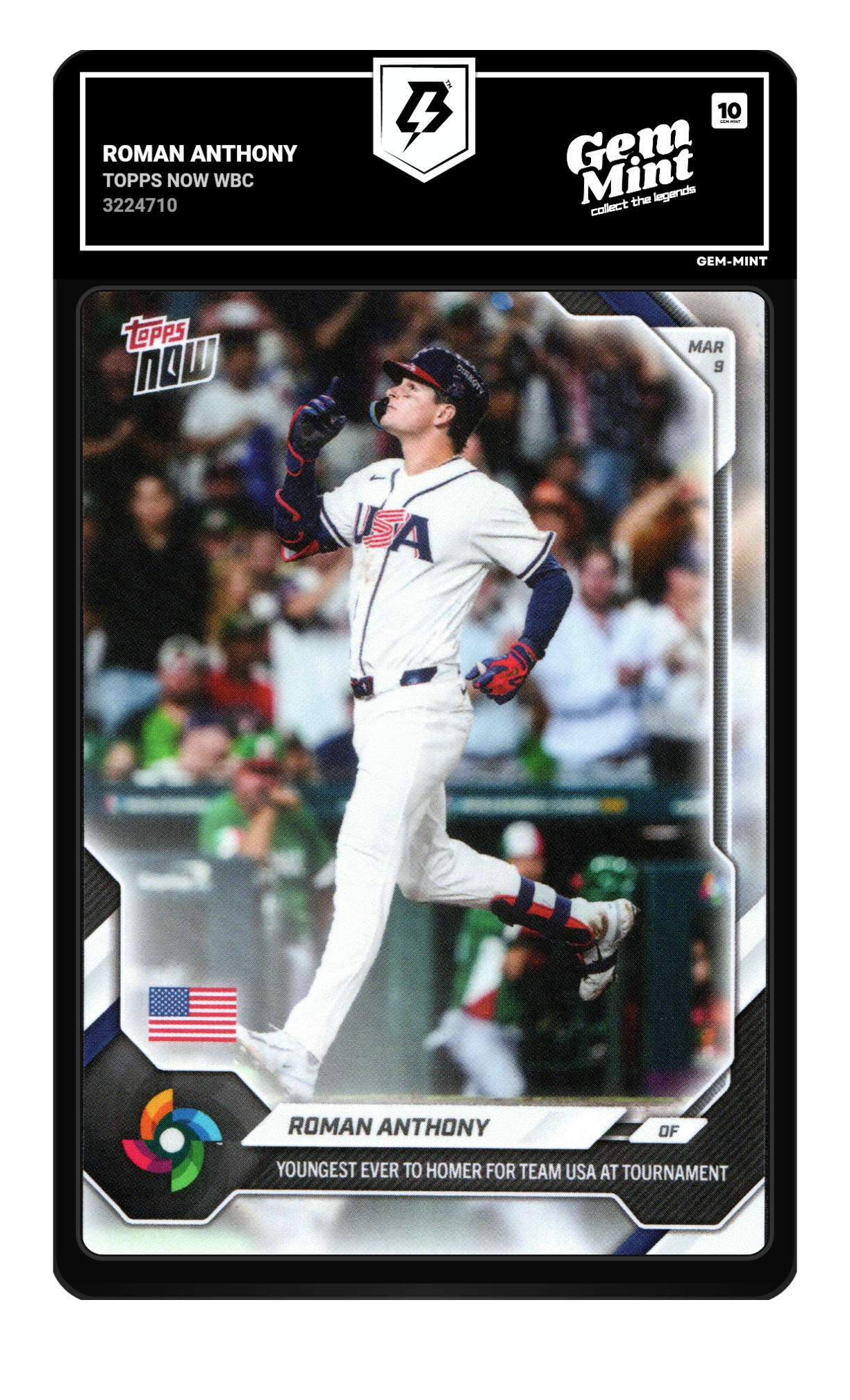 Roman Anthony graded 10