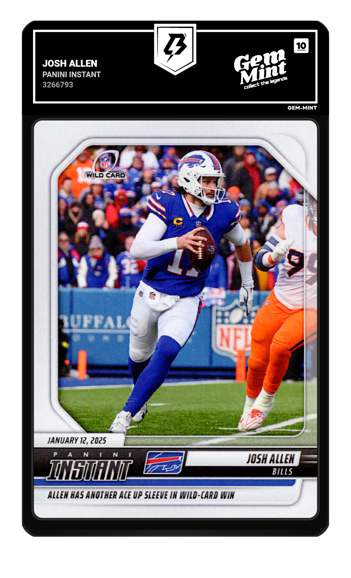 Josh Allen graded 10