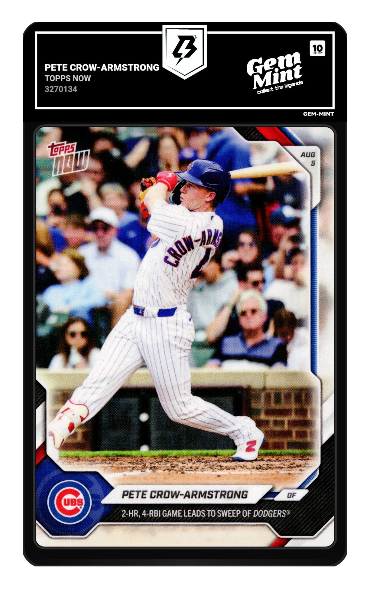 Pete Crow-Armstrong graded 10