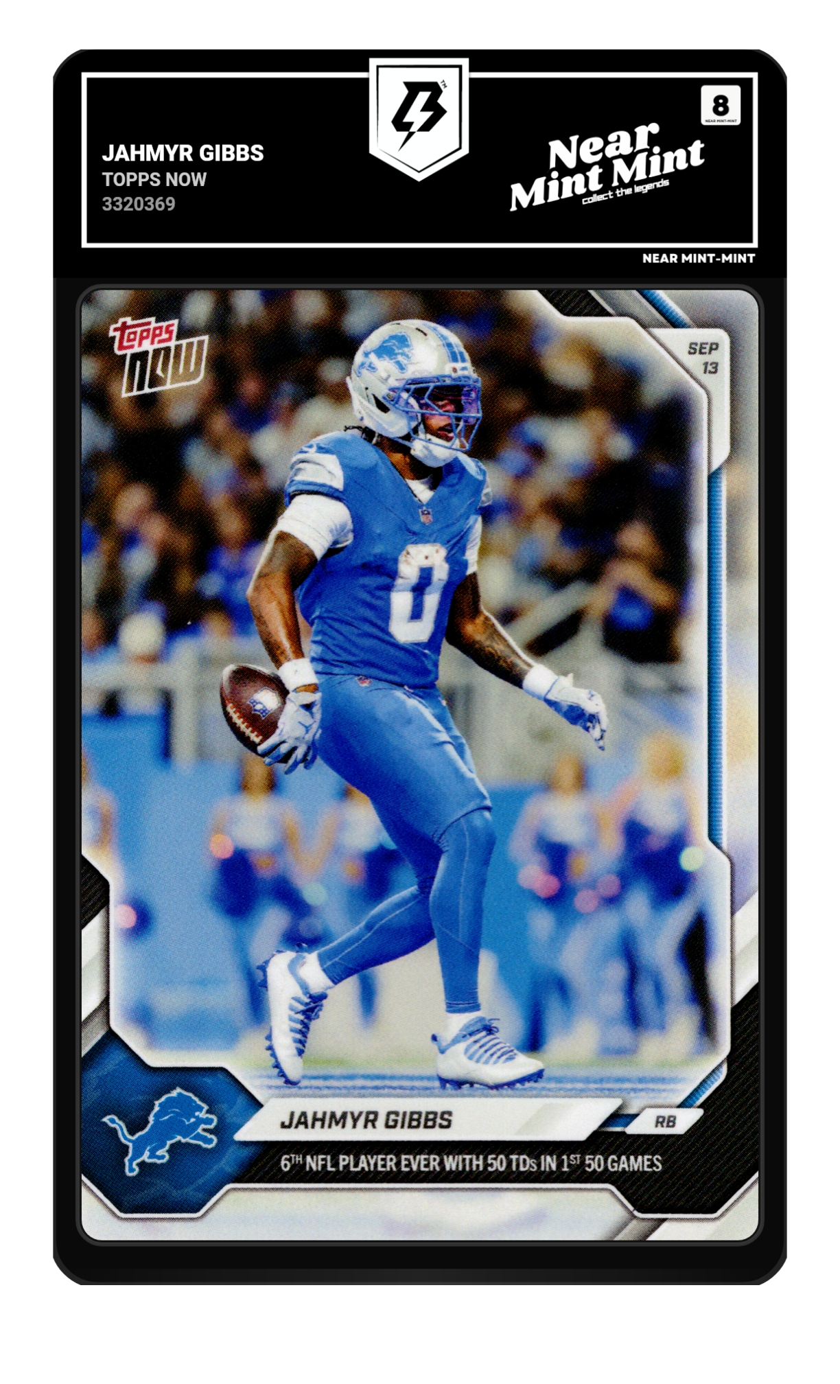 Jahmyr Gibbs graded 8