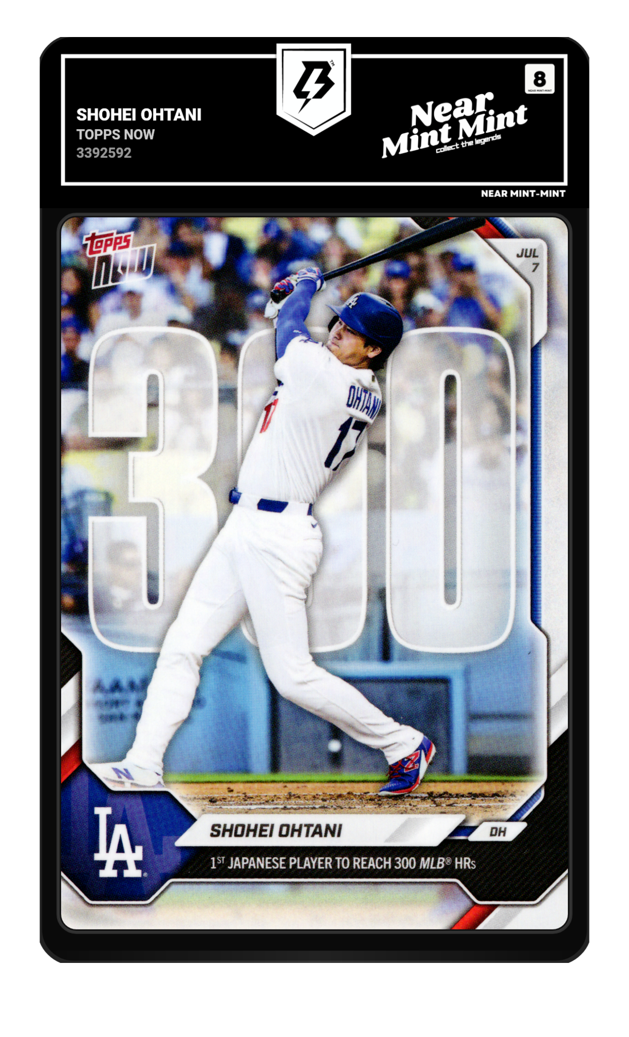 Shohei Ohtani graded 8