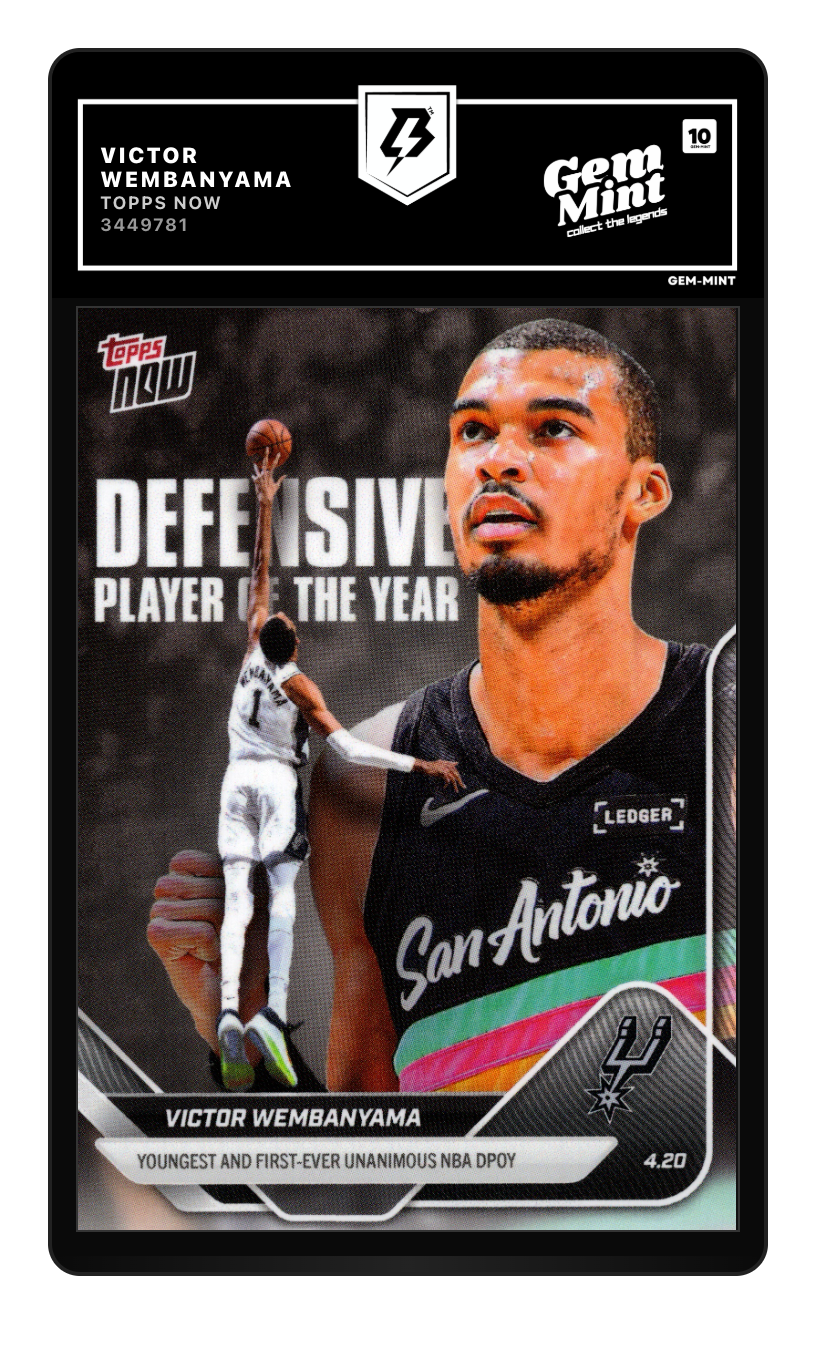 Victor Wembanyama graded 10