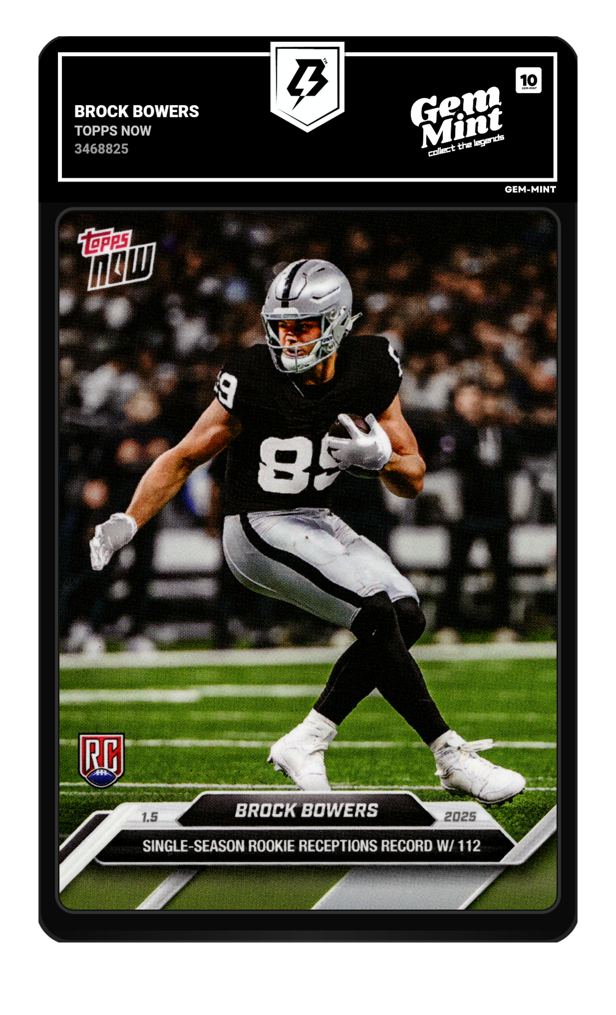 Brock Bowers graded 10