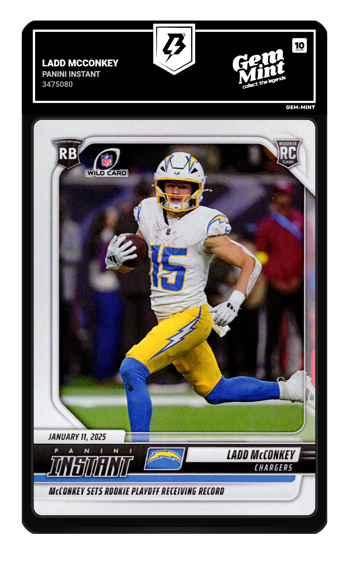 Ladd McConkey graded 10