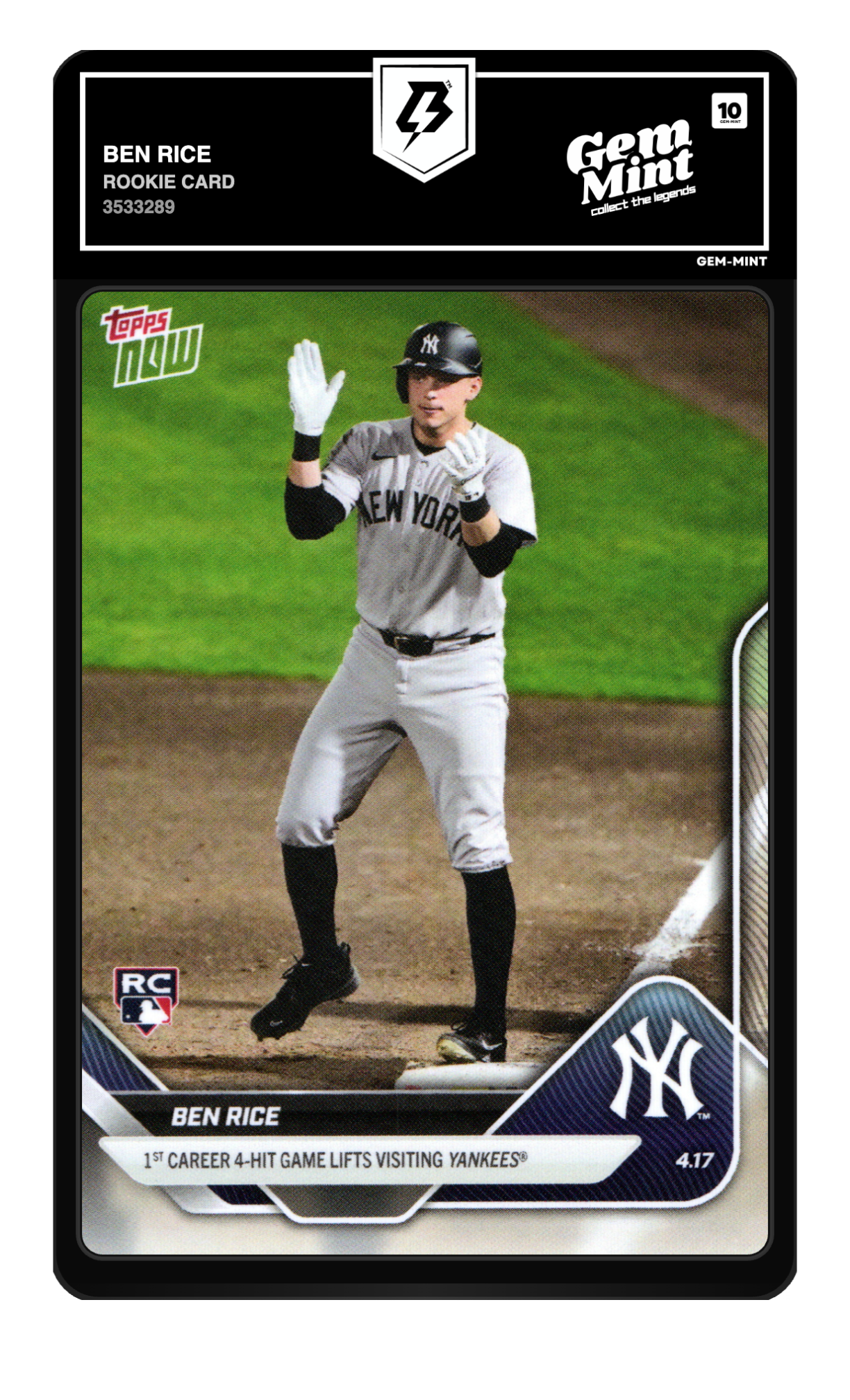 Ben Rice graded 10