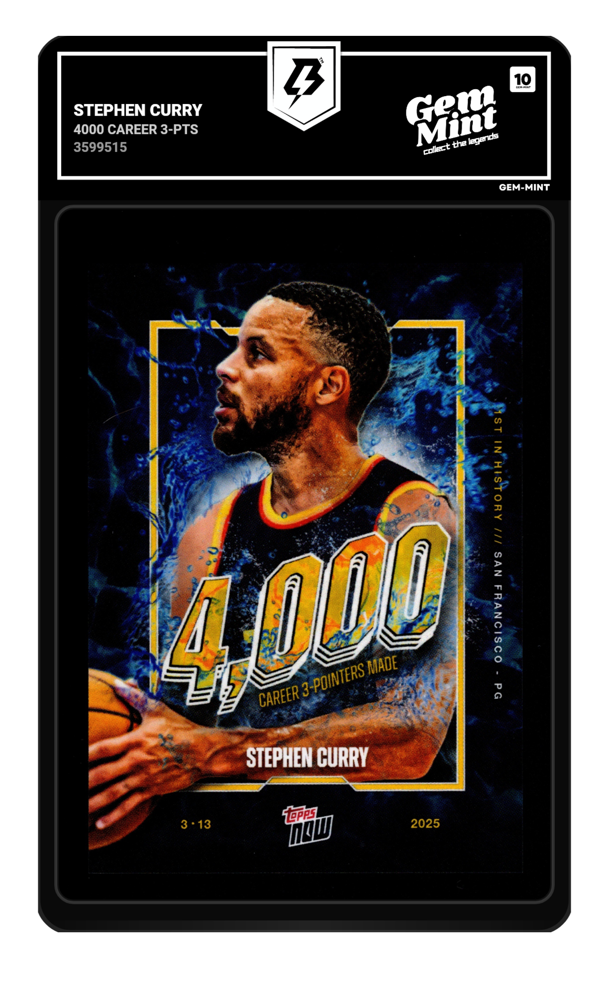 Stephen Curry graded 10