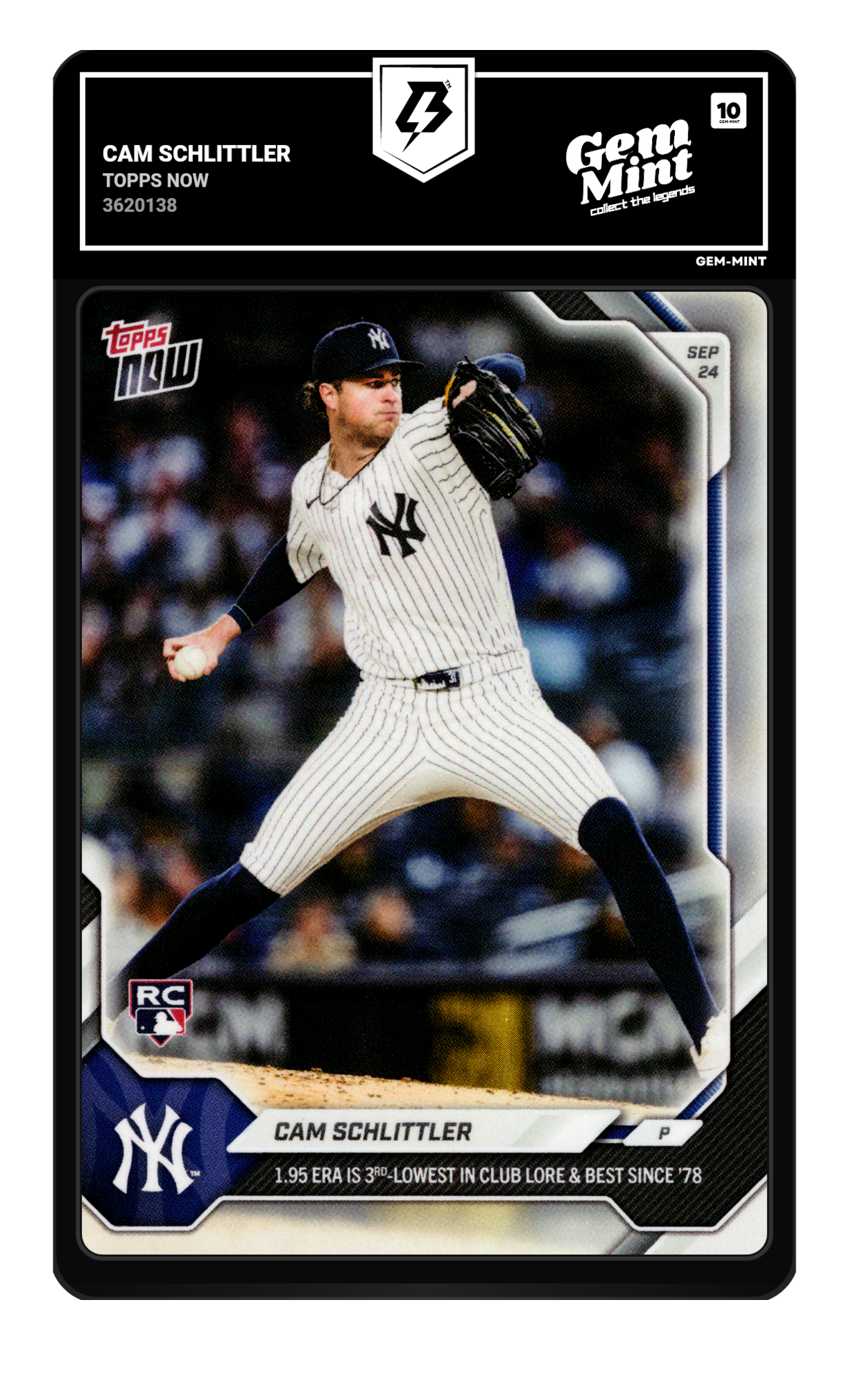 Cam Schlittler graded 10