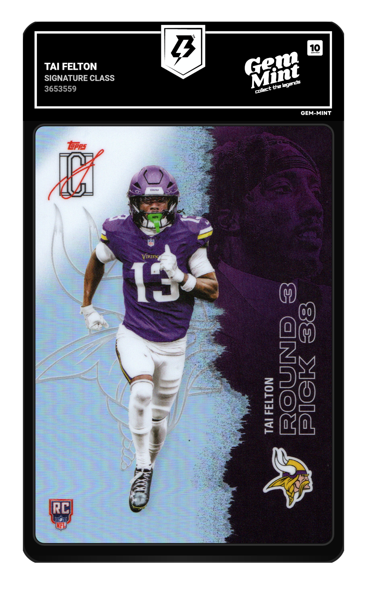 Tai Felton graded 10