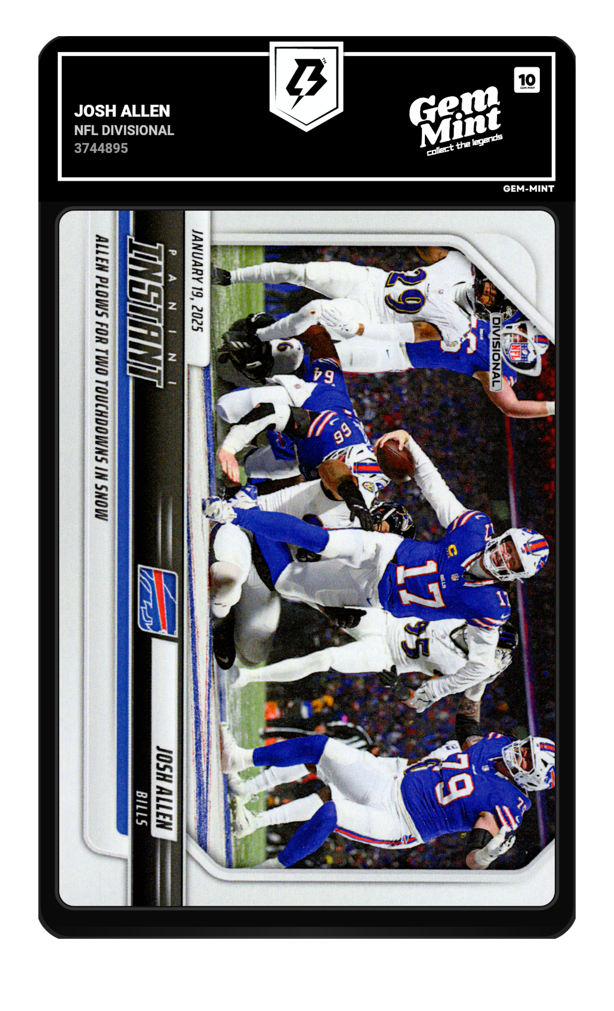 Josh Allen graded 10
