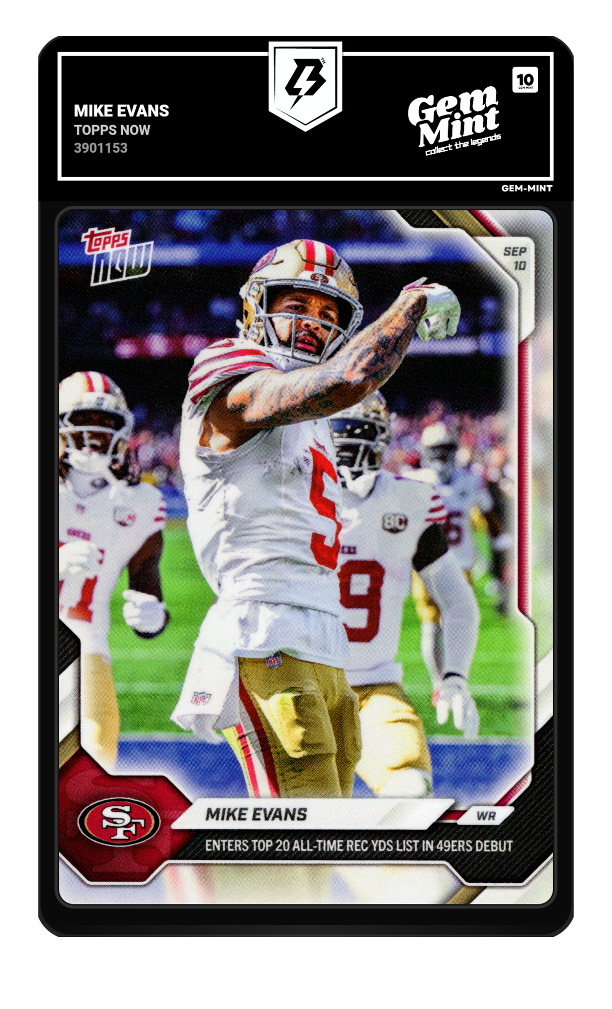 Mike Evans graded 10